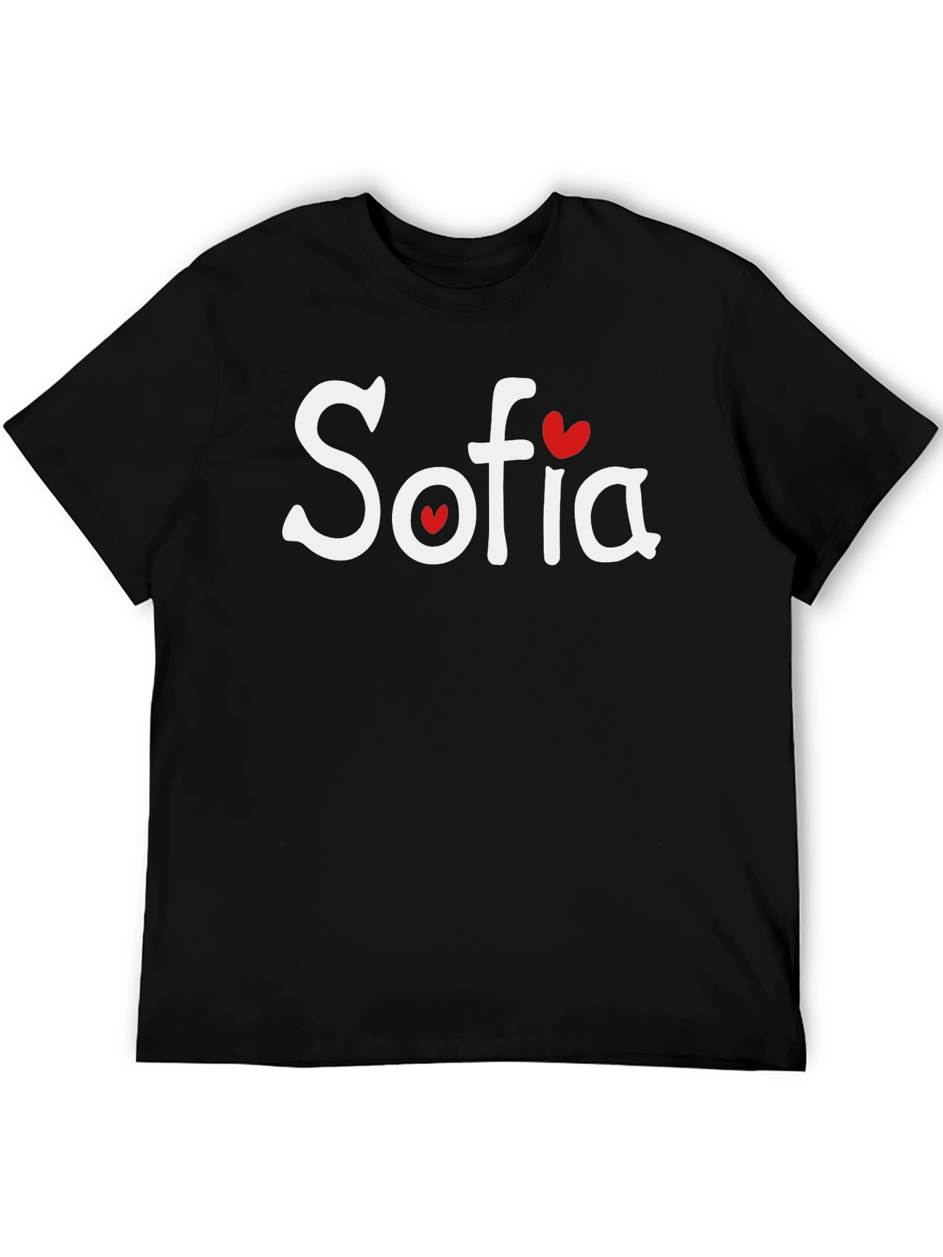Sofia Heart Tee - Personalized Womens Shirt