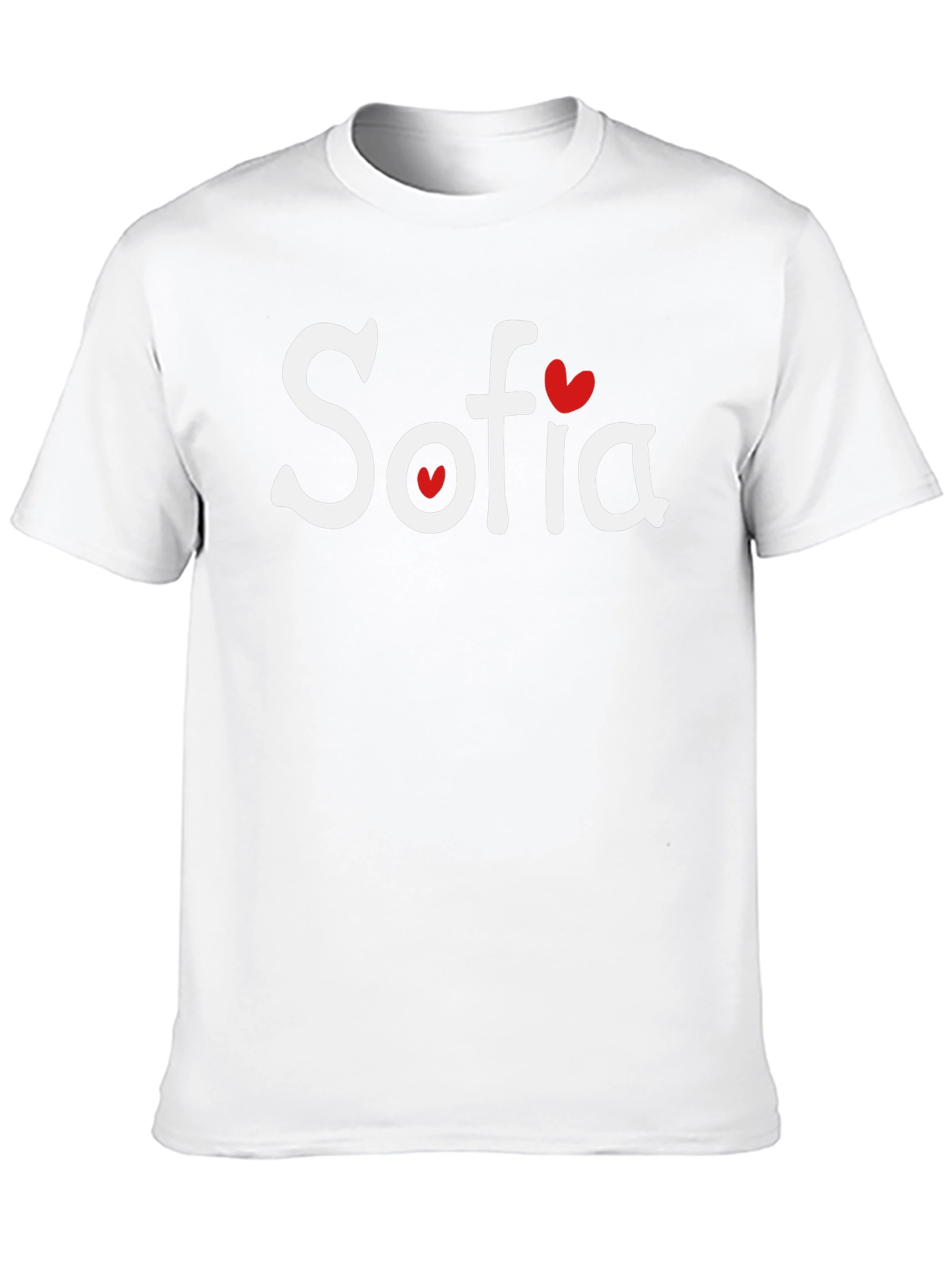Sofia Heart Tee - Personalized Womens Shirt