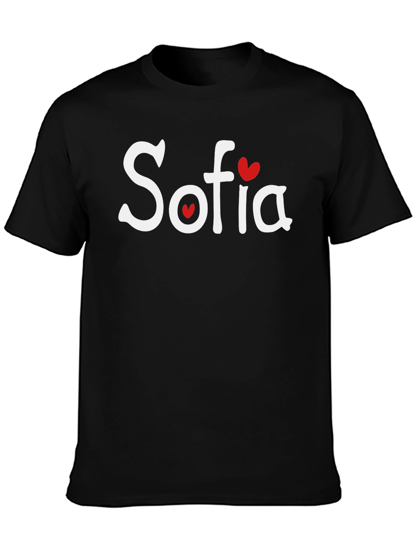 Sofia Heart Tee - Personalized Womens Shirt