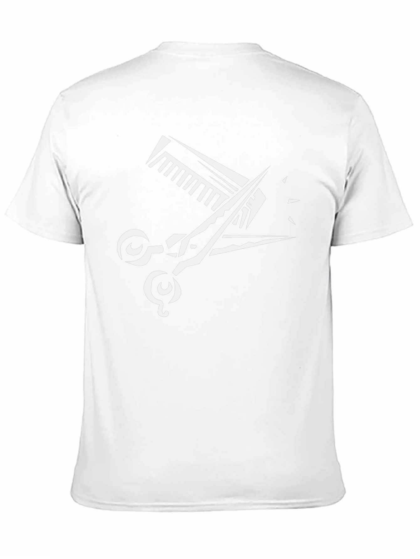 Barber Scissors & Comb Graphic Tee - Black
