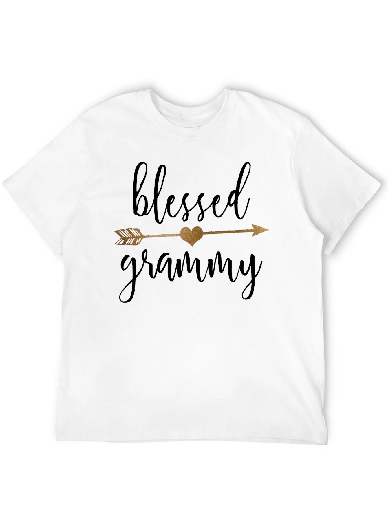 Blessed Grammy T-Shirt - Cute Arrow Heart Design