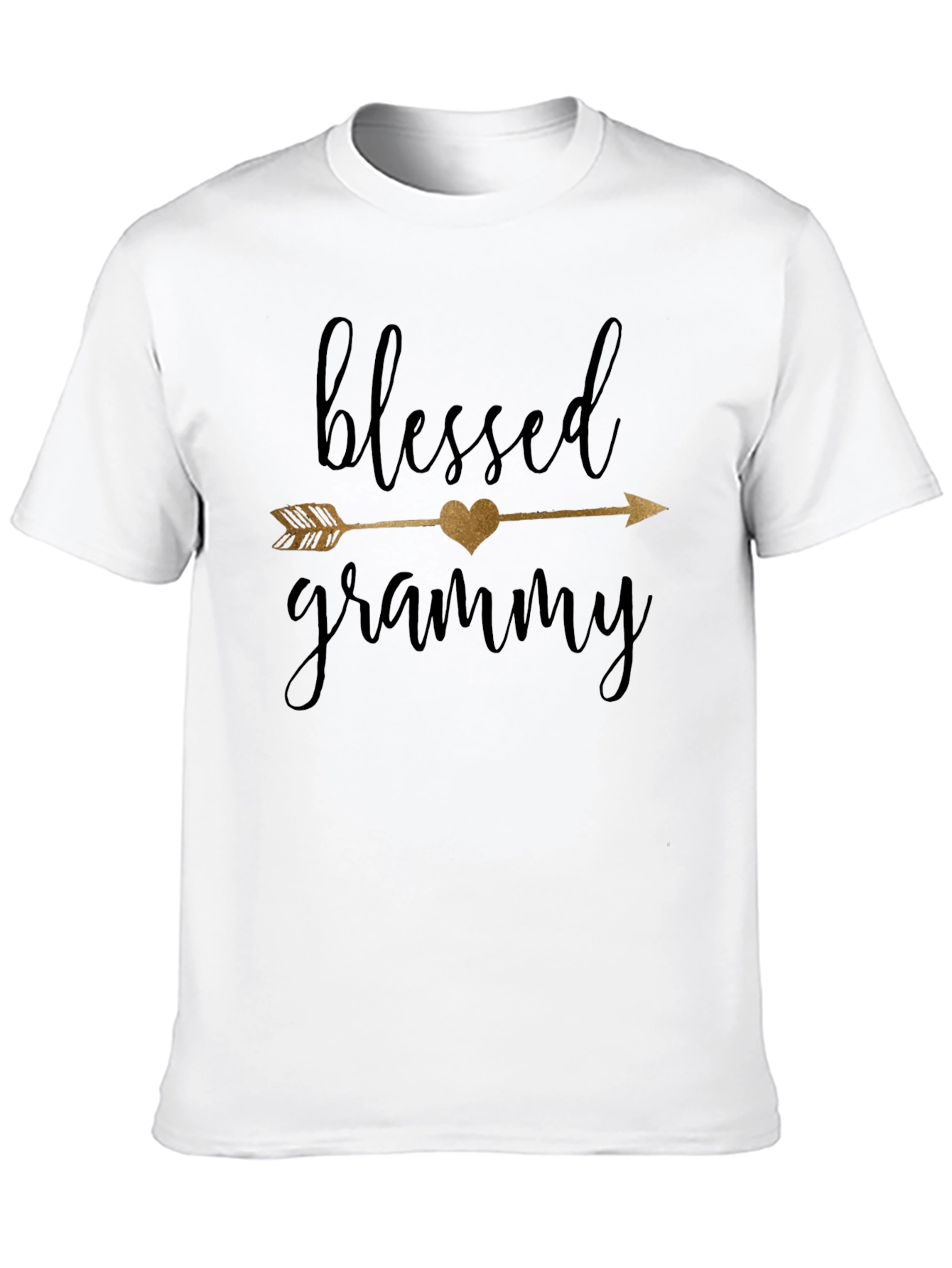 Blessed Grammy T-Shirt - Cute Arrow Heart Design
