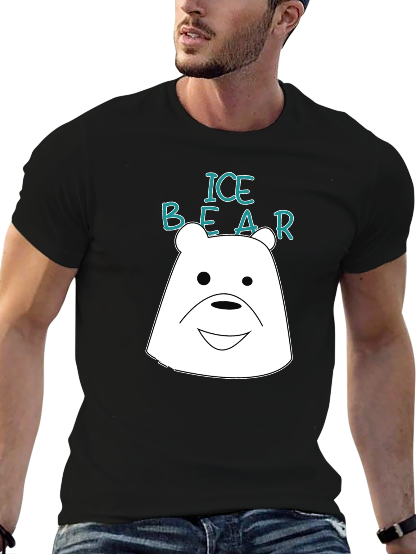 Ice Bear Graphic Tee - Soft Cotton Unisex T-Shirt