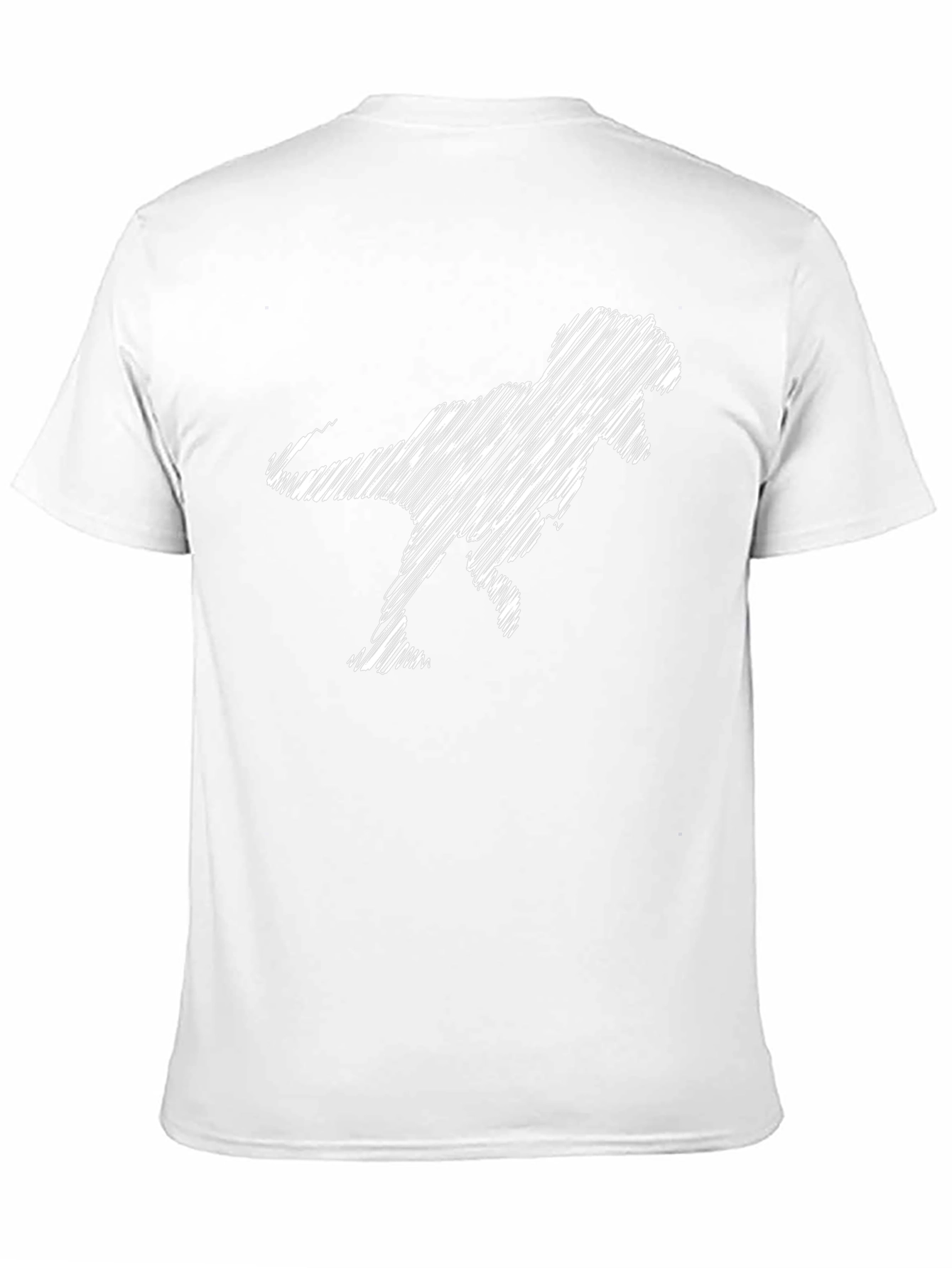 Dino Scribble Black T-Shirt - Cool Graphic Tee
