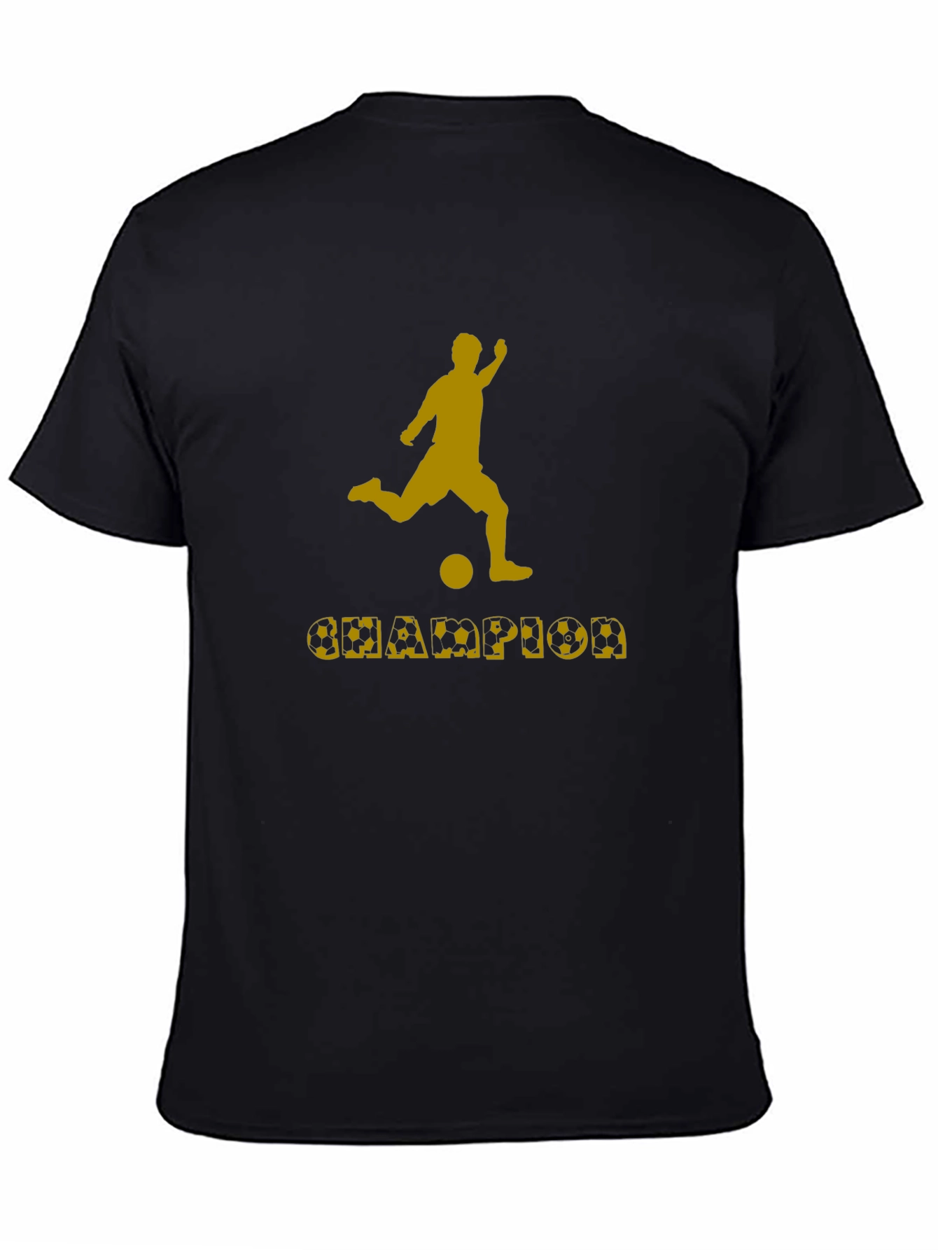 Champion Soccer Player Graphic Tee - Black