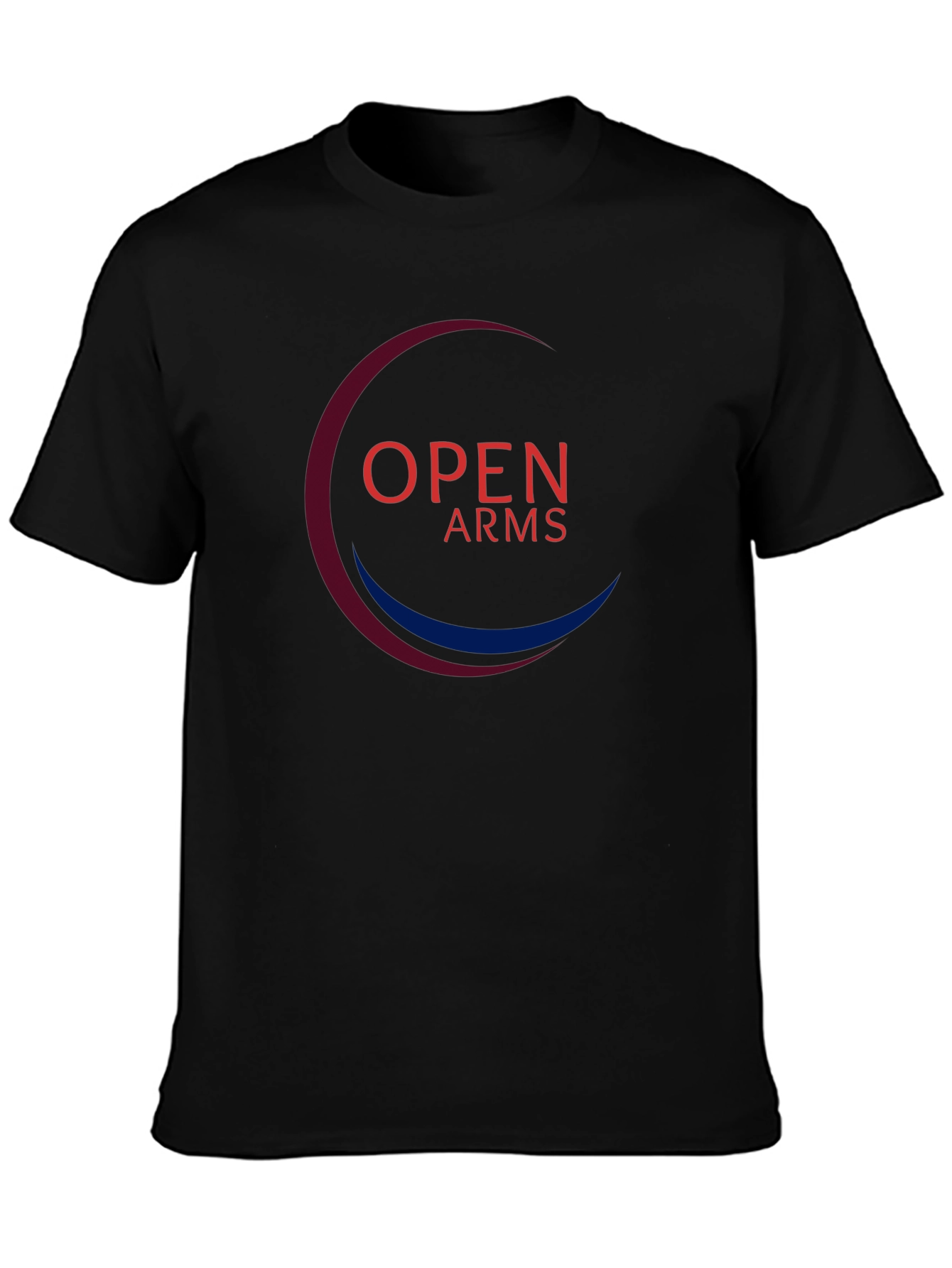 Open Arms Graphic Tee - Soft Cotton Blend