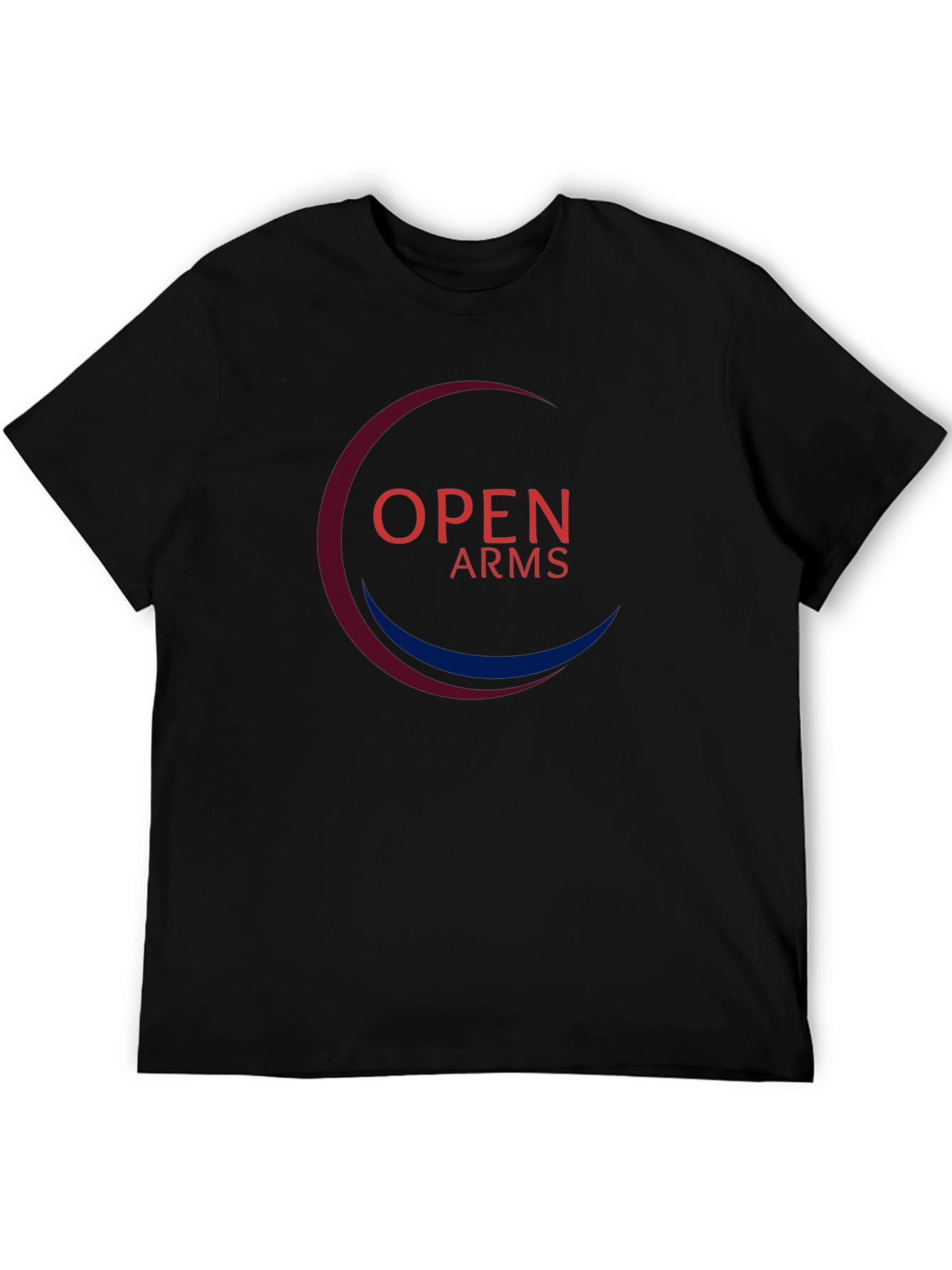 Open Arms Graphic Tee - Soft Cotton Blend