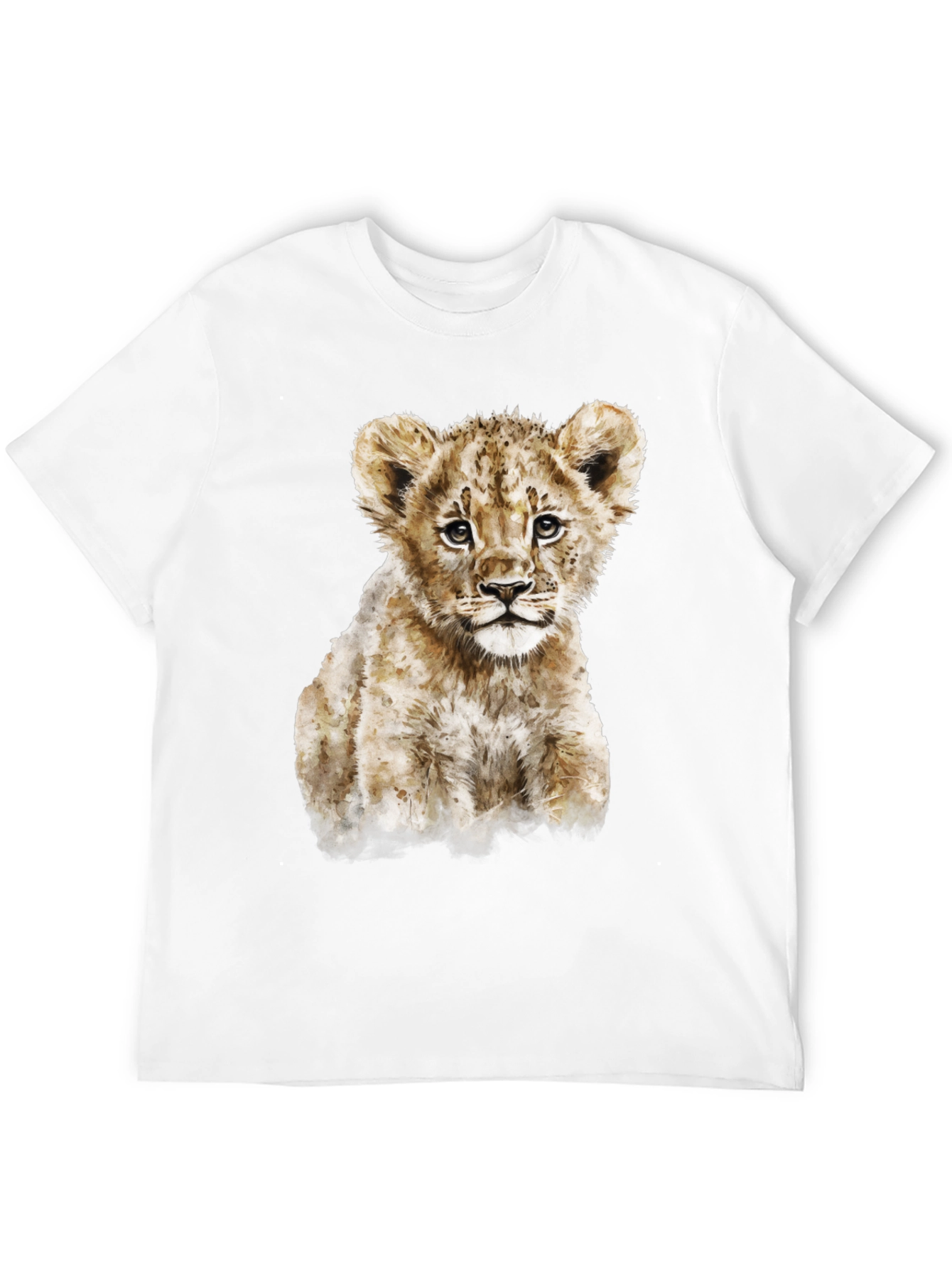 Lion Cub Graphic T-Shirt - Black