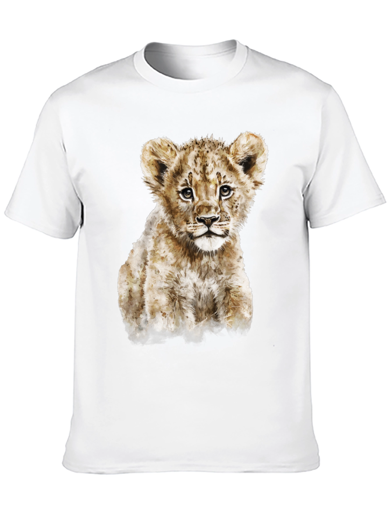 Lion Cub Graphic T-Shirt - Black