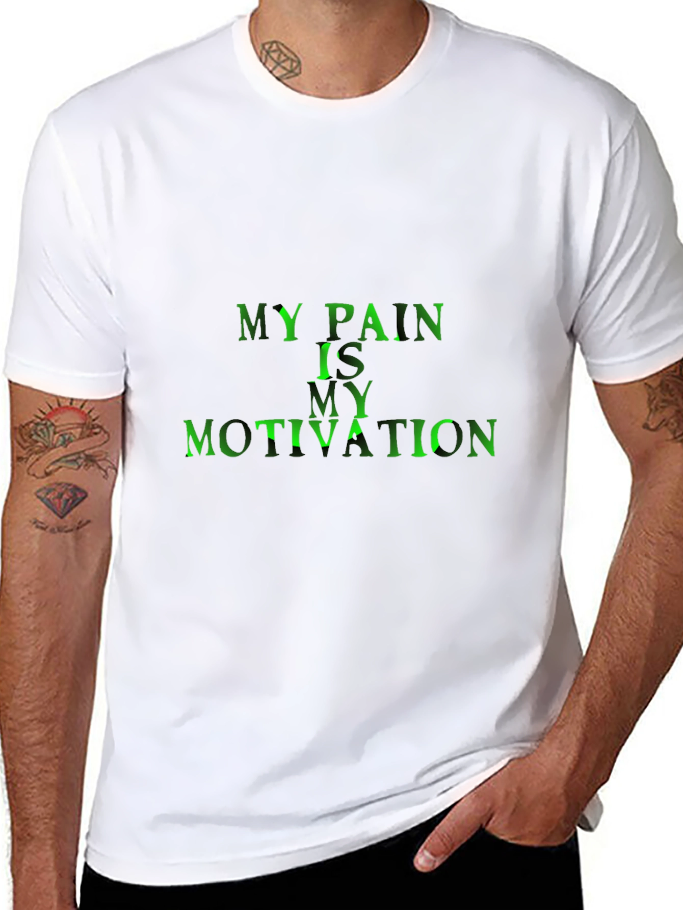Motivational Gym T-Shirt - My Pain Is My Motivation