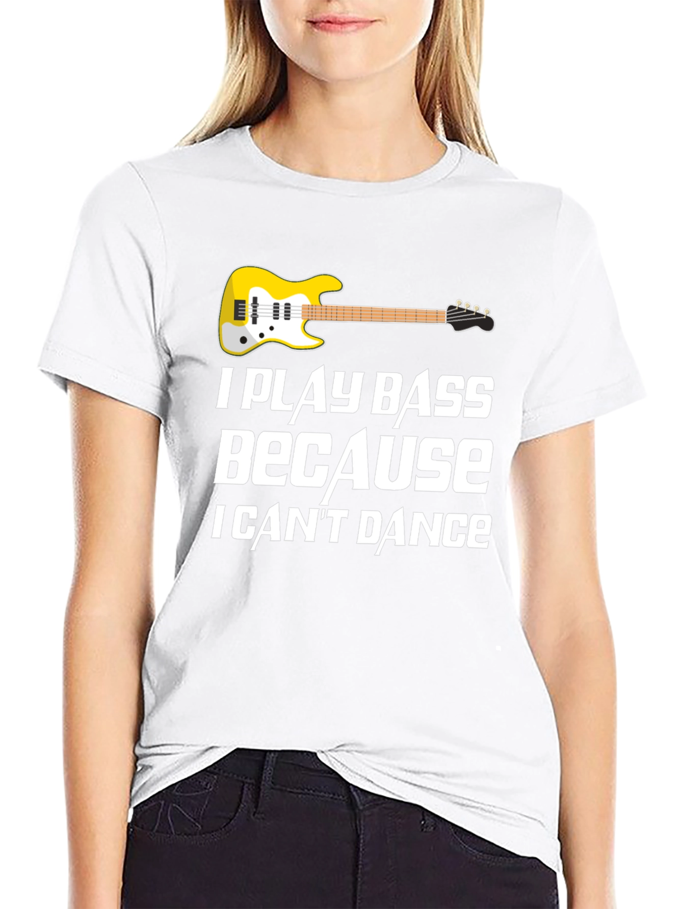 I Play Bass T-Shirt - Musician Novelty Tee