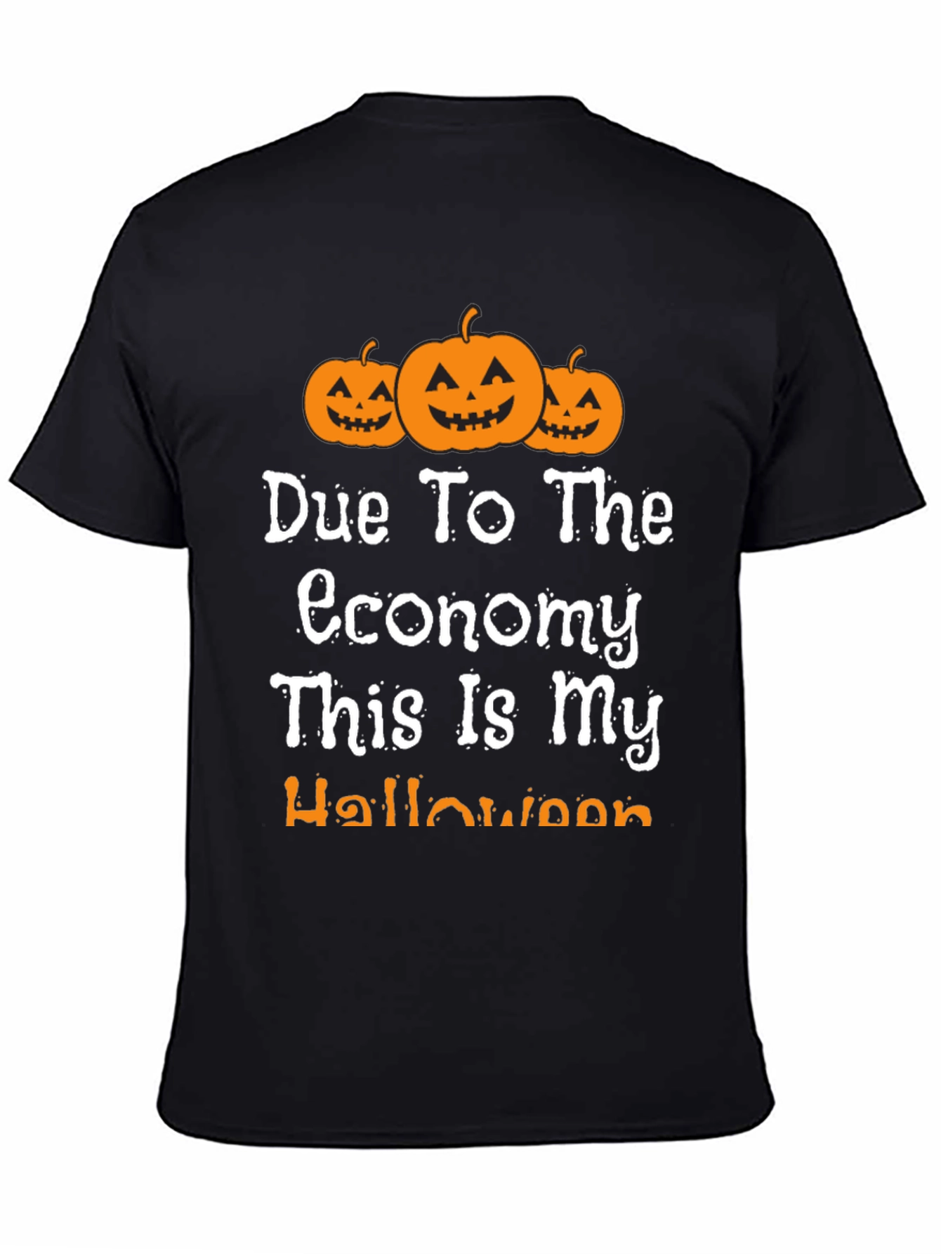 Funny Halloween Economy Pumpkin T-Shirt