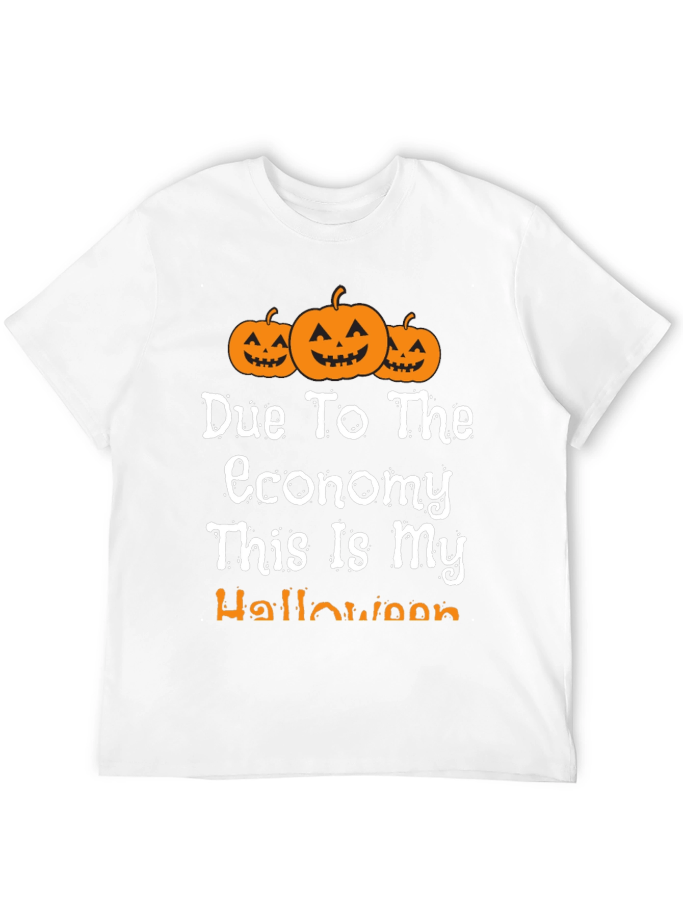 Funny Halloween Economy Pumpkin T-Shirt