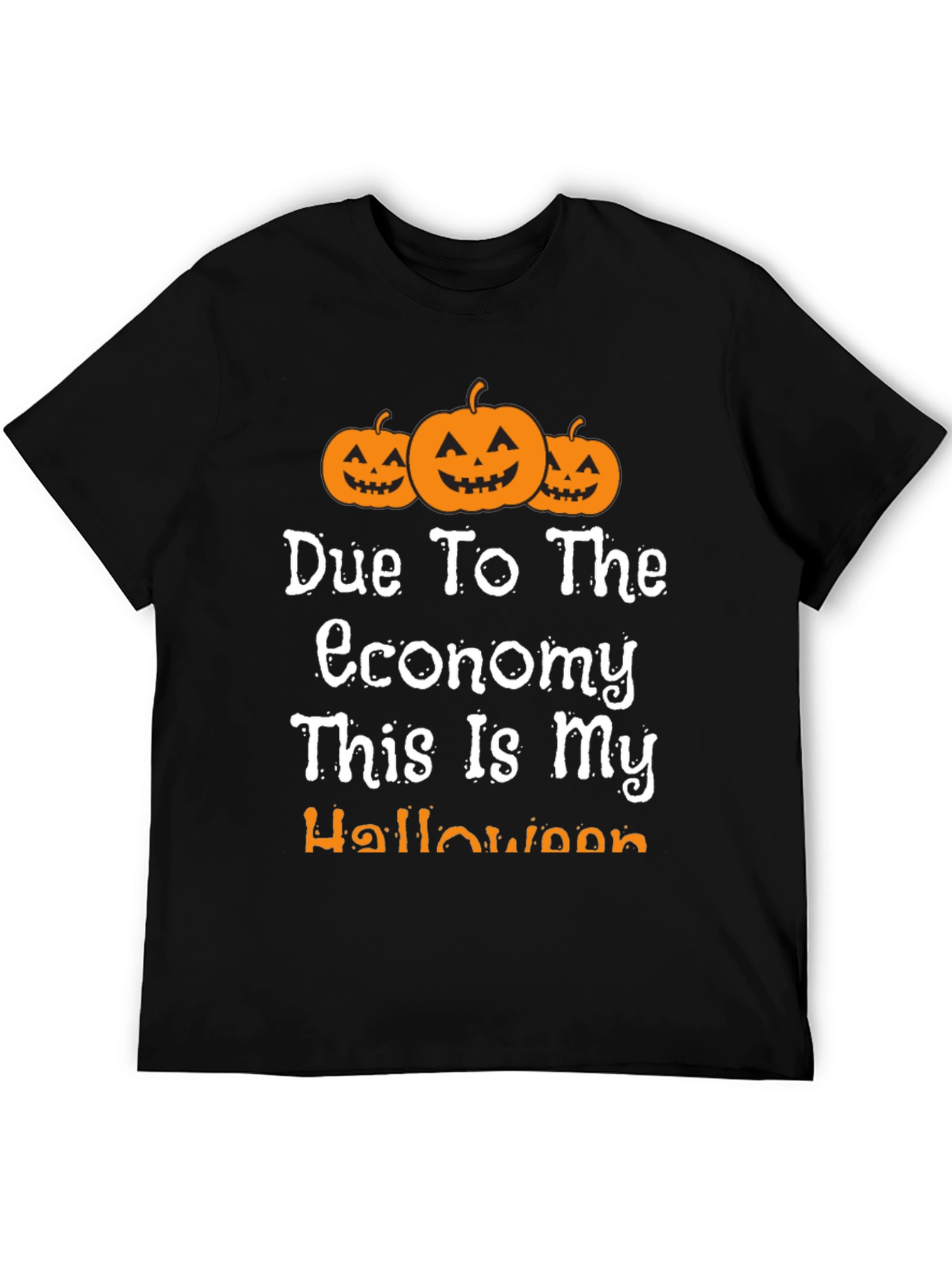 Funny Halloween Economy Pumpkin T-Shirt