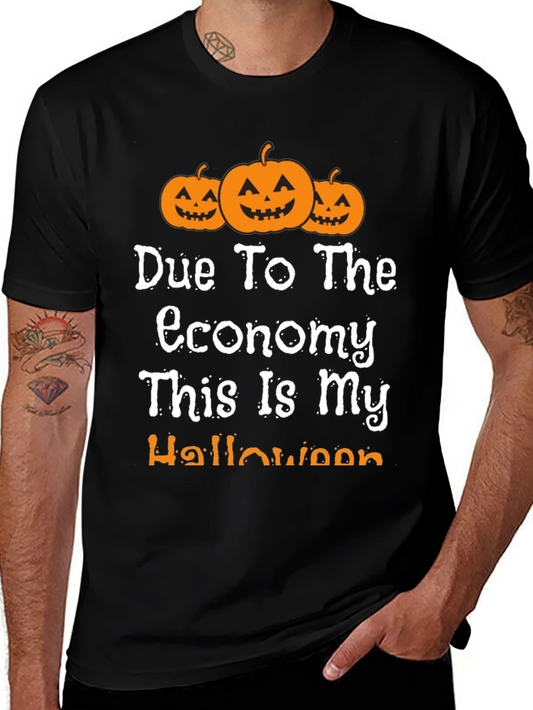 Funny Halloween Economy Pumpkin T-Shirt