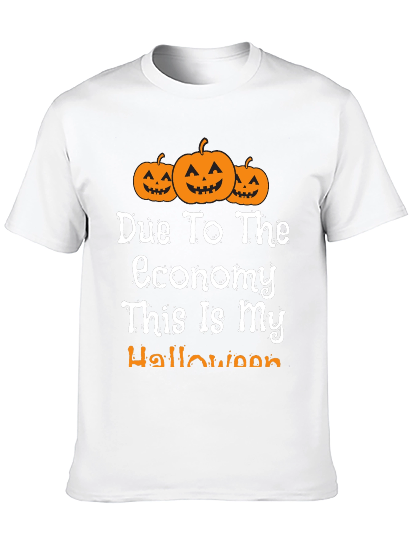 Funny Halloween Economy Pumpkin T-Shirt