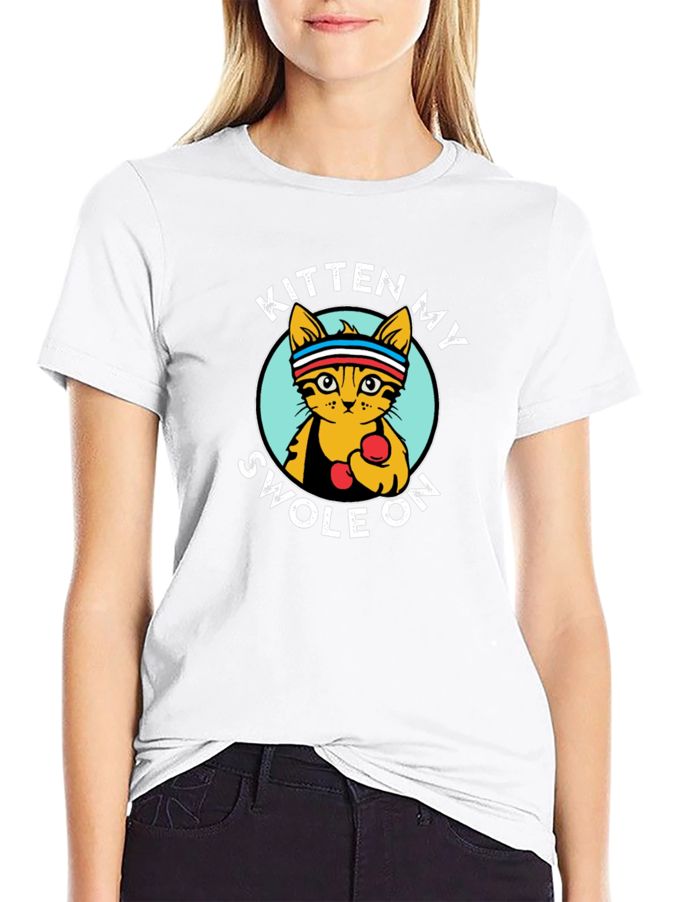 Kitten My Swole On T-Shirt