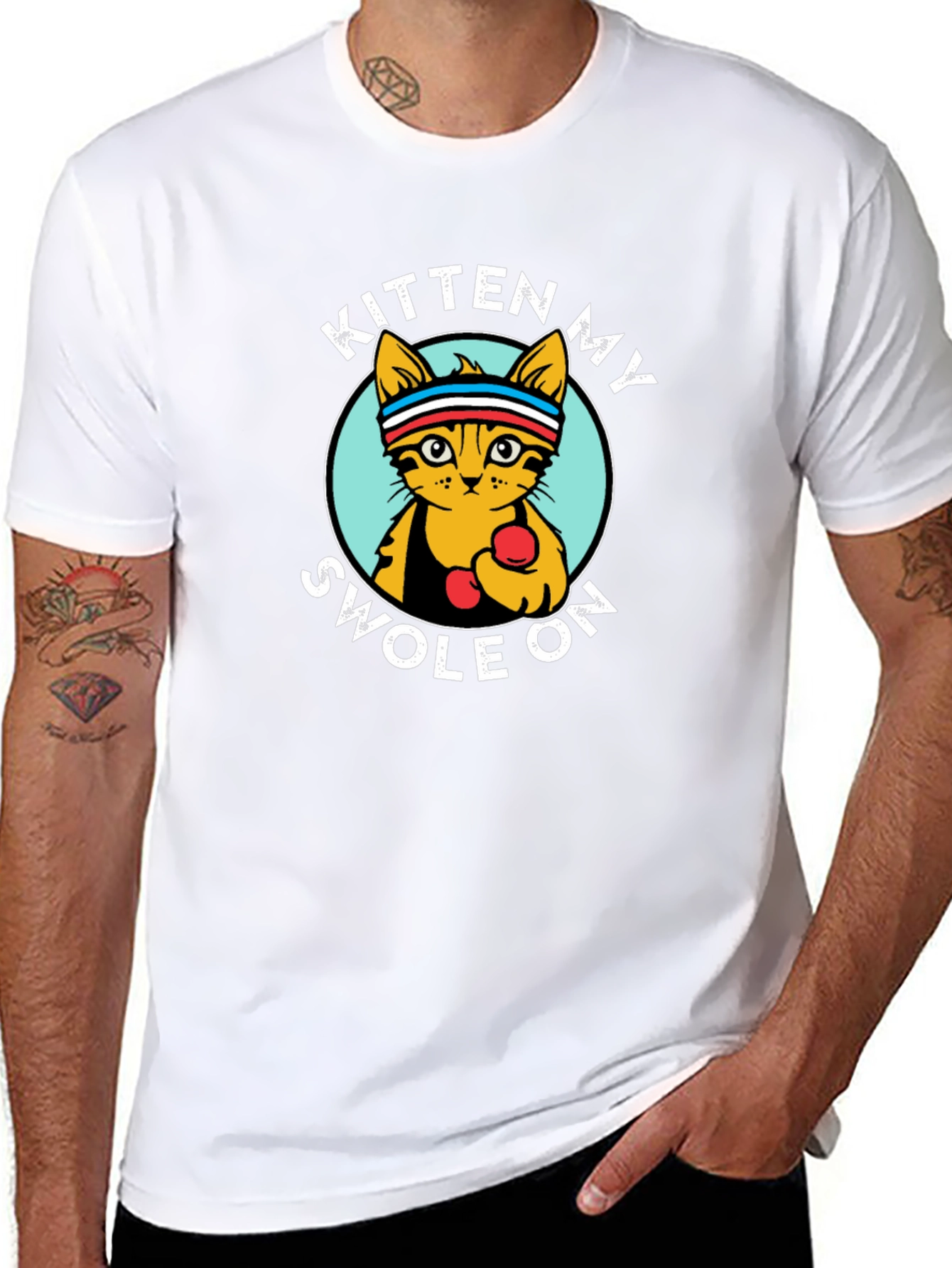 Kitten My Swole On T-Shirt