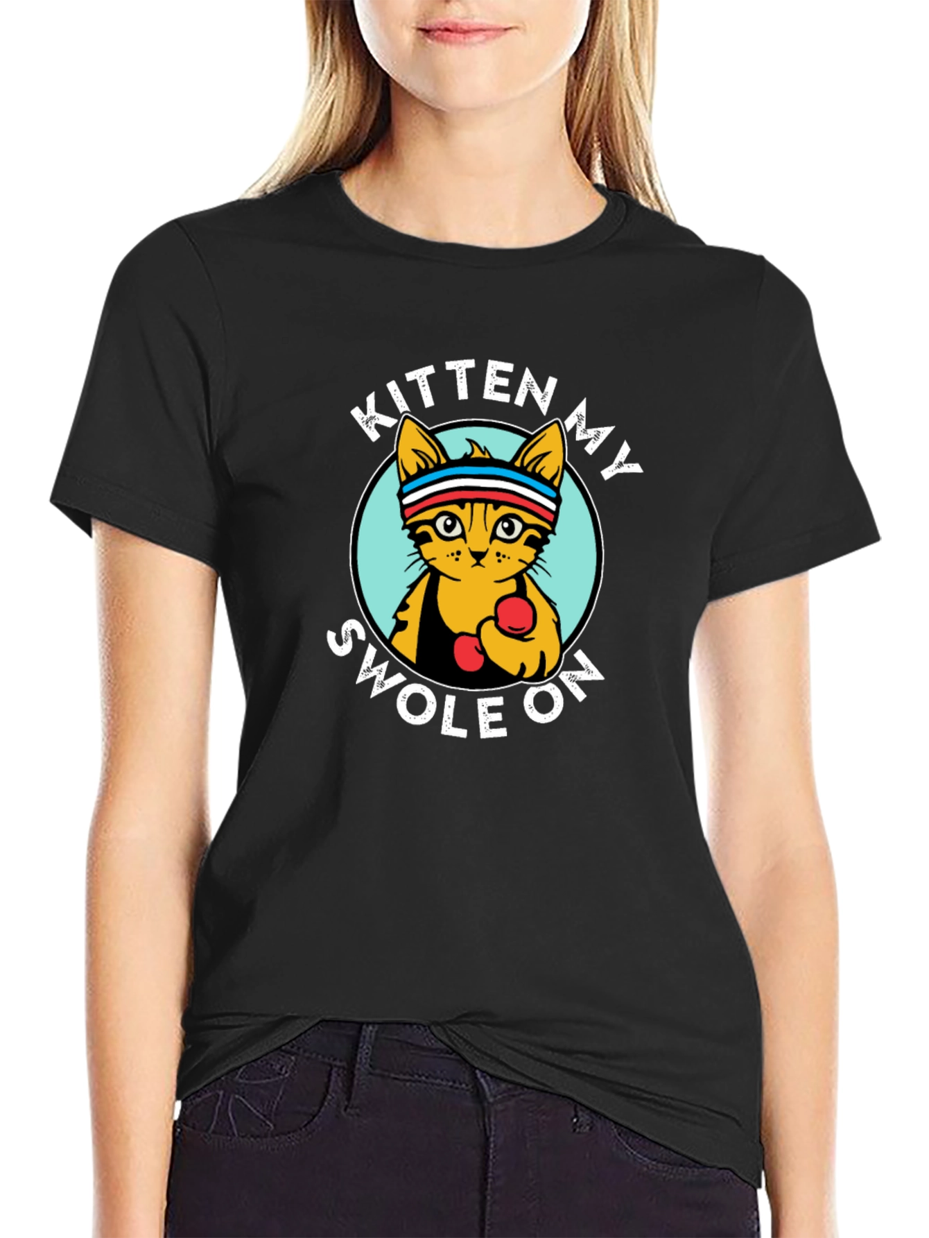 Kitten My Swole On T-Shirt