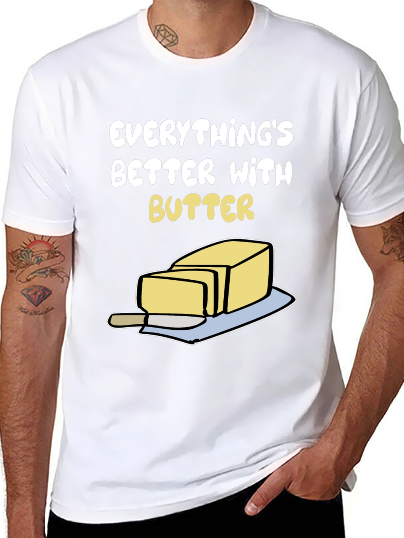 Everythings Better with Butter Graphic T-Shirt