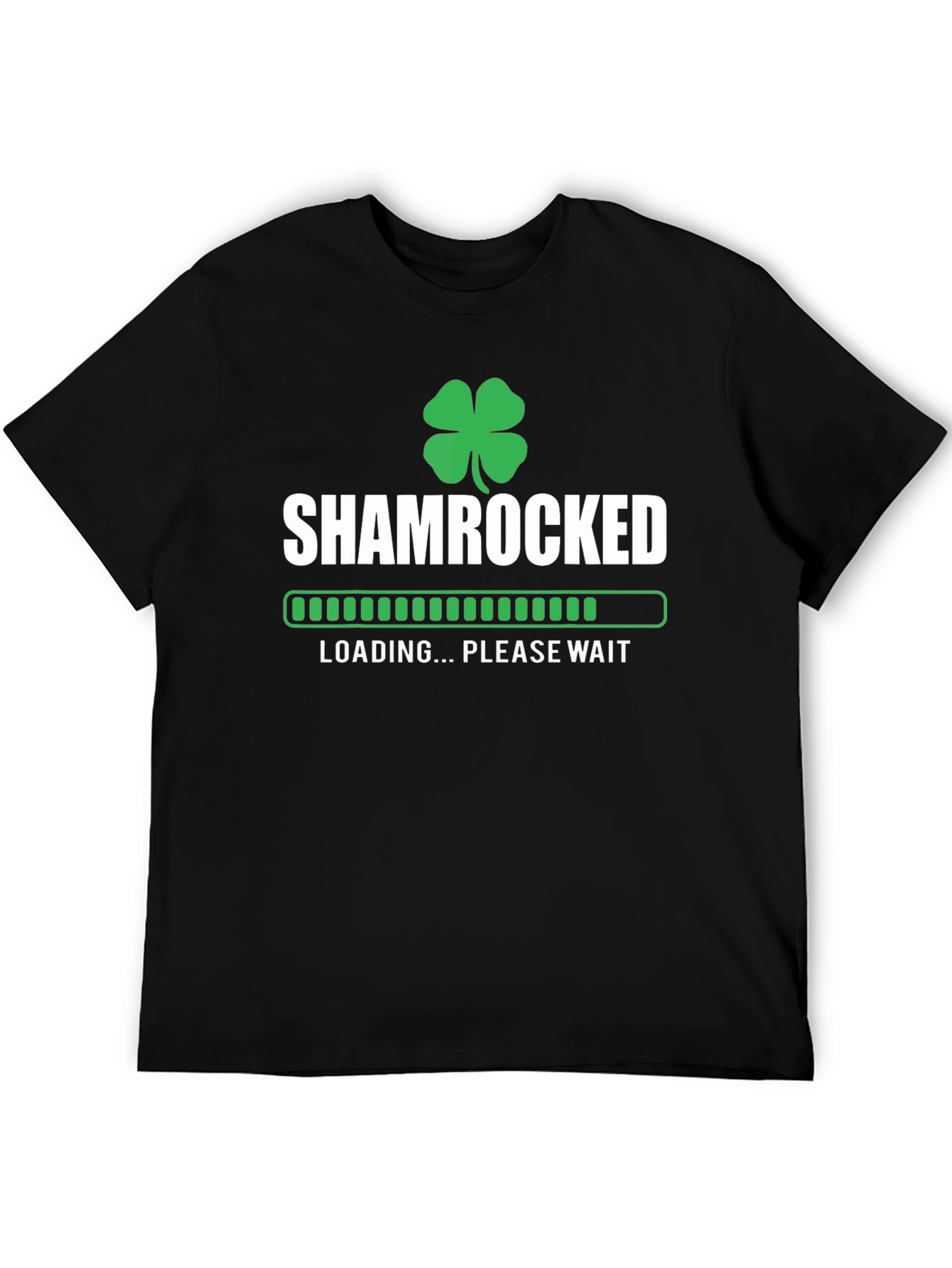 Shamrocked Loading St. Patricks Day Graphic Tee