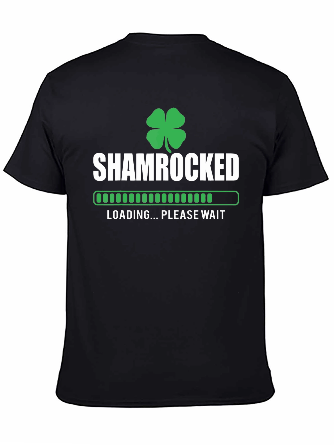 Shamrocked Loading St. Patricks Day Graphic Tee