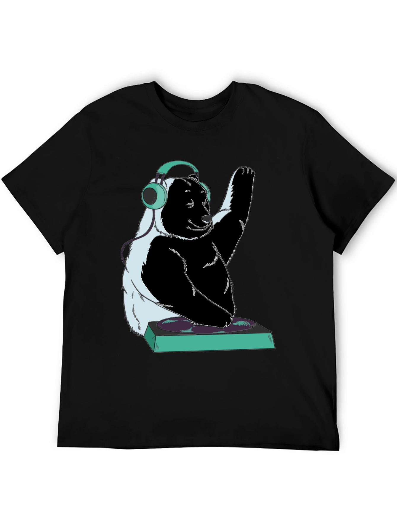 DJ Panda Graphic Tee - Music Lover T-Shirt