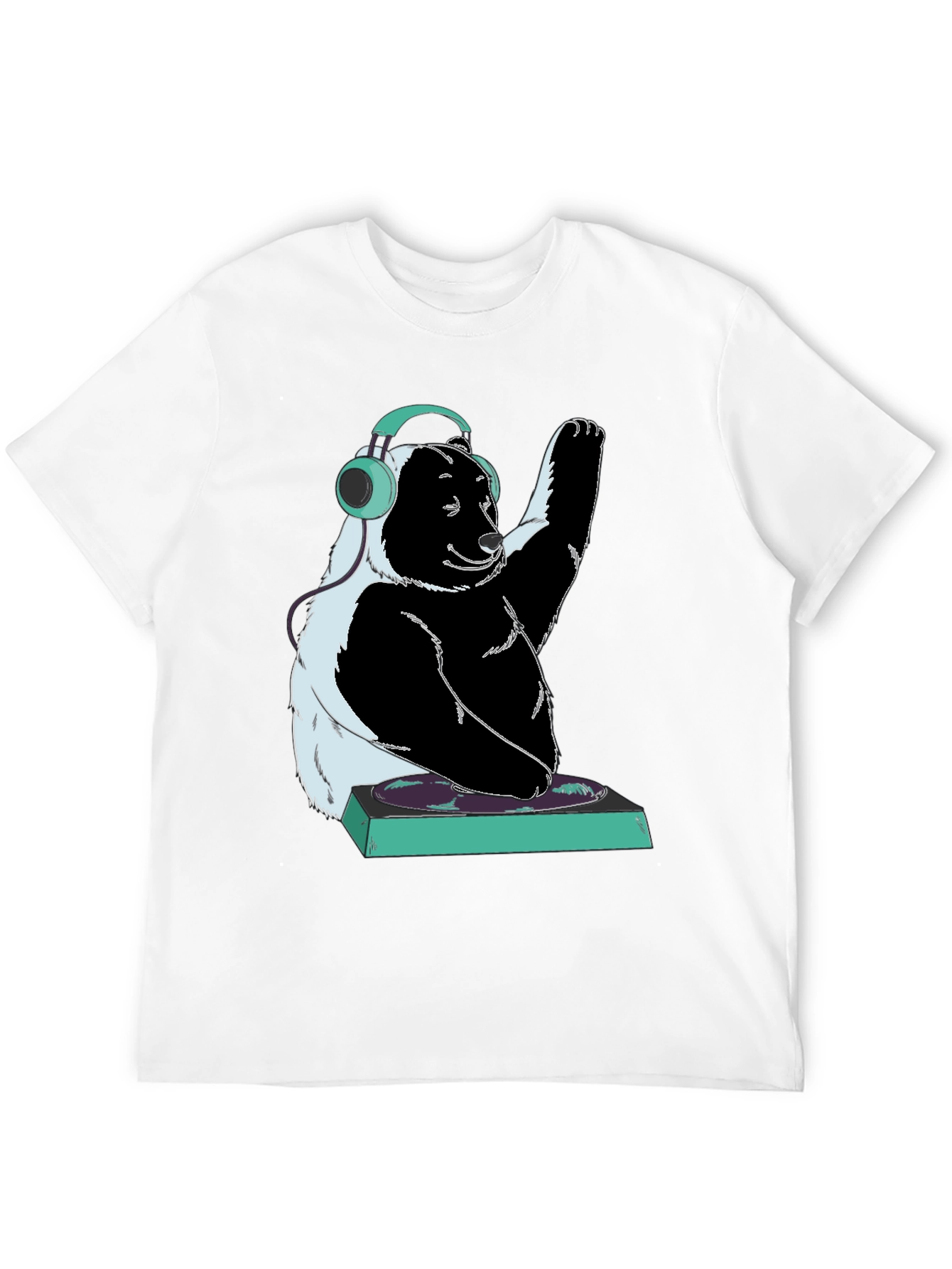 DJ Panda Graphic Tee - Music Lover T-Shirt
