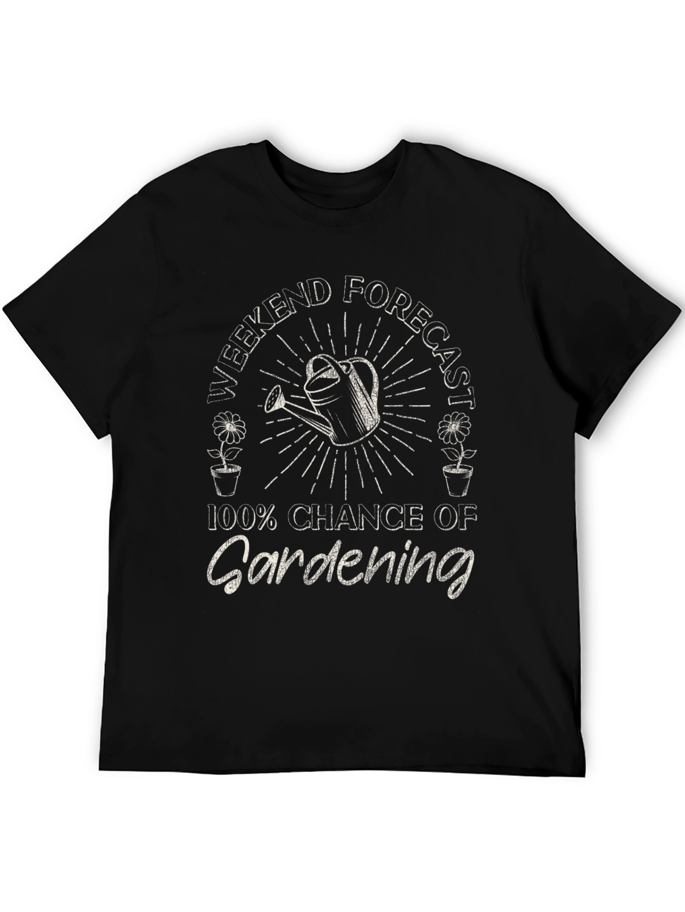 Gardening Forecast T-Shirt - Weekend Gardener Tee