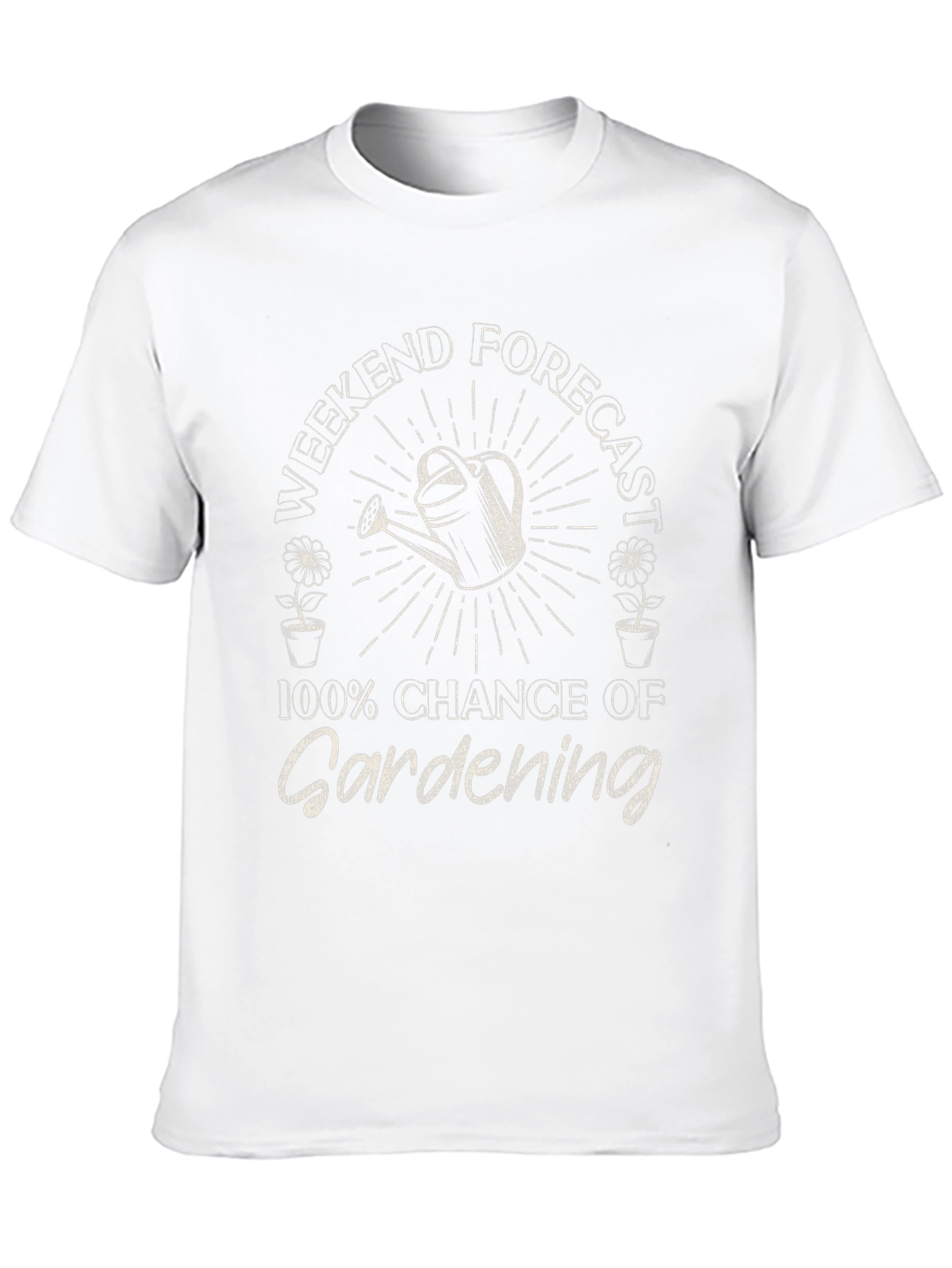 Gardening Forecast T-Shirt - Weekend Gardener Tee