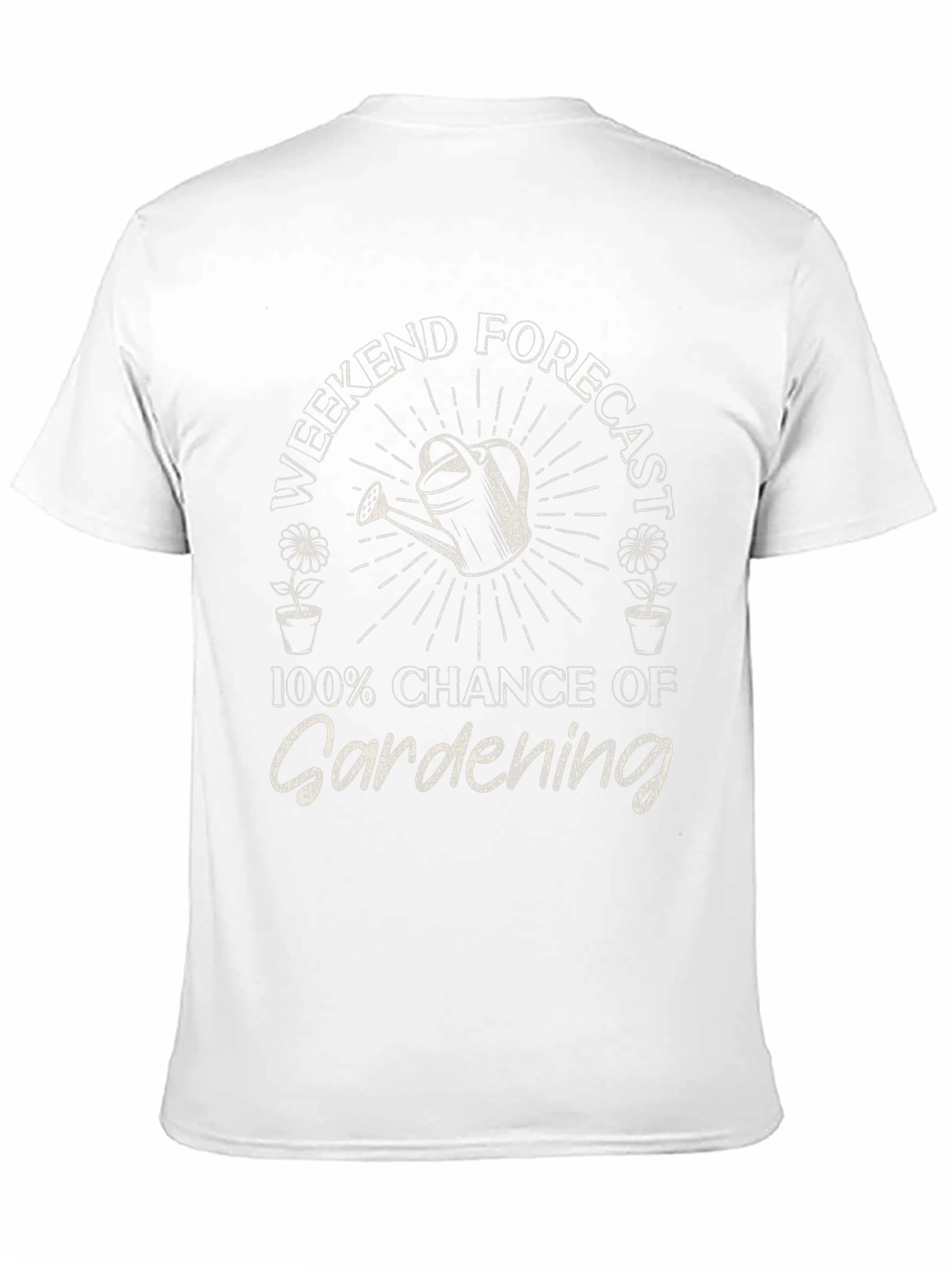 Gardening Forecast T-Shirt - Weekend Gardener Tee