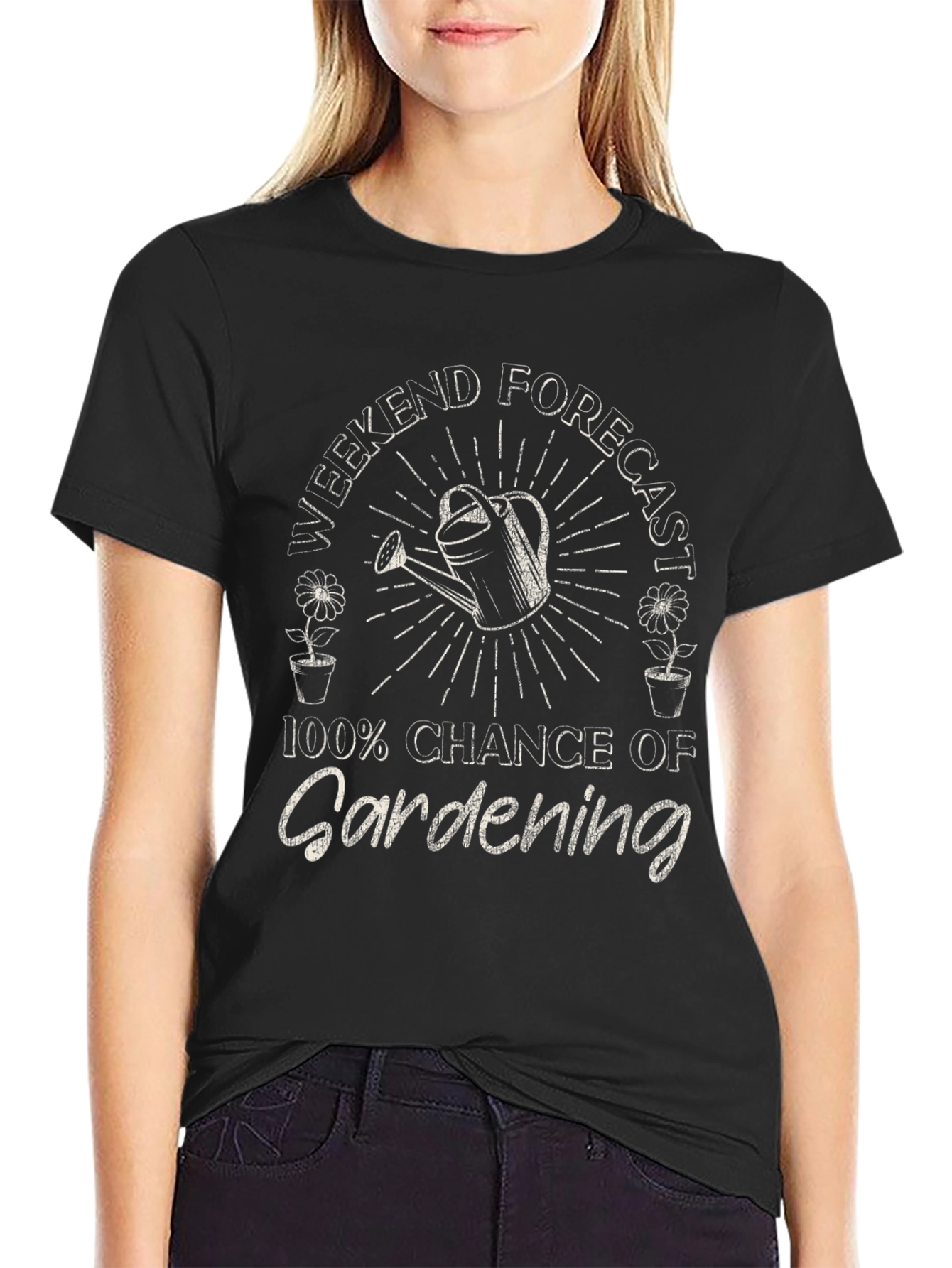 Gardening Forecast T-Shirt - Weekend Gardener Tee