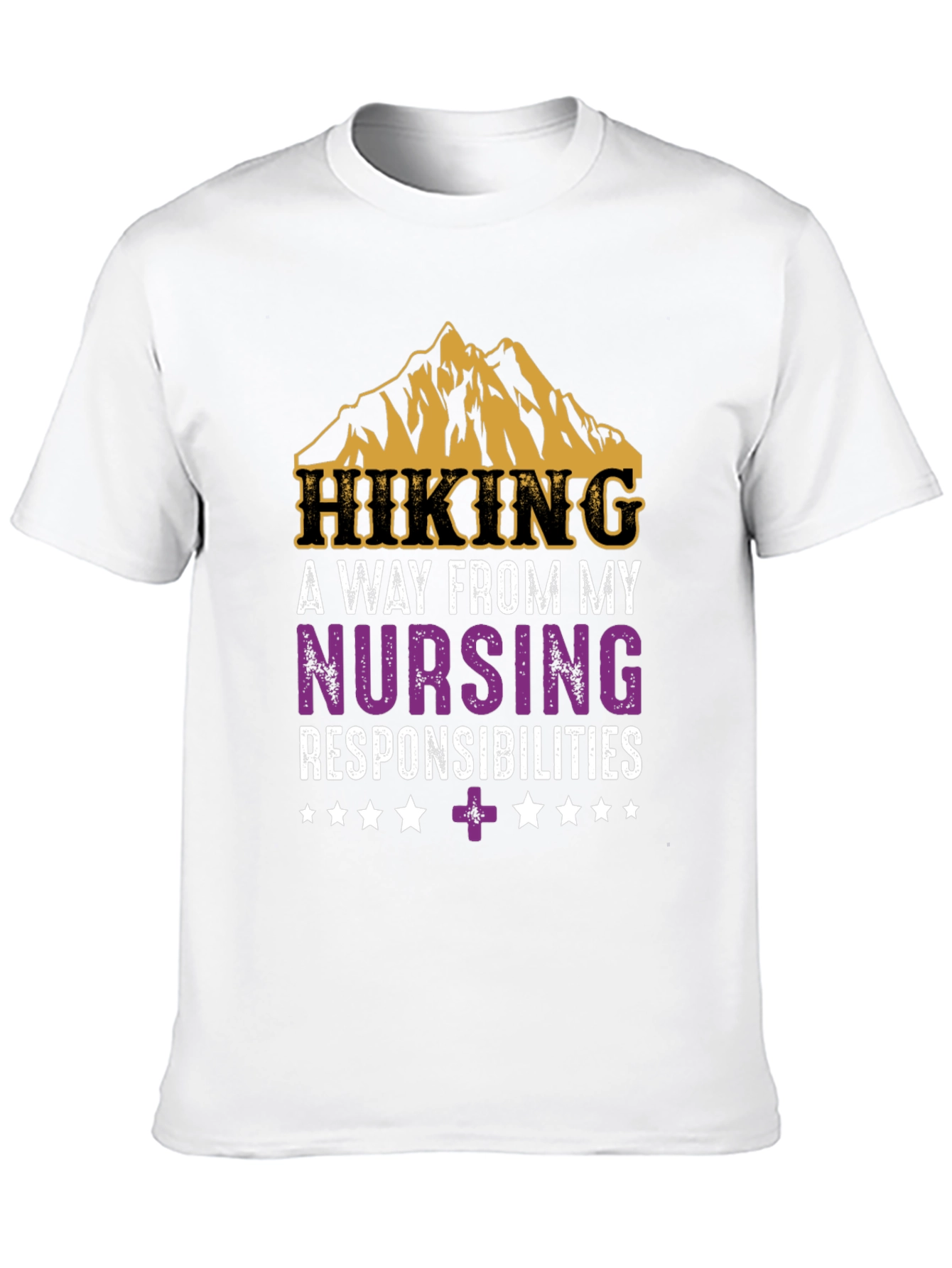 Hiking Nurse T-Shirt - Mountain Adventure Tee