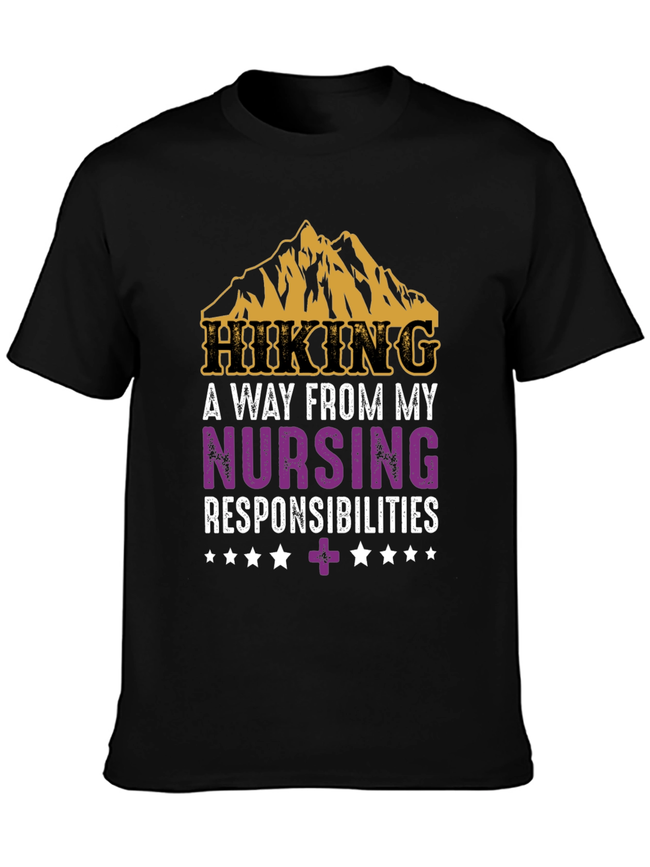 Hiking Nurse T-Shirt - Mountain Adventure Tee