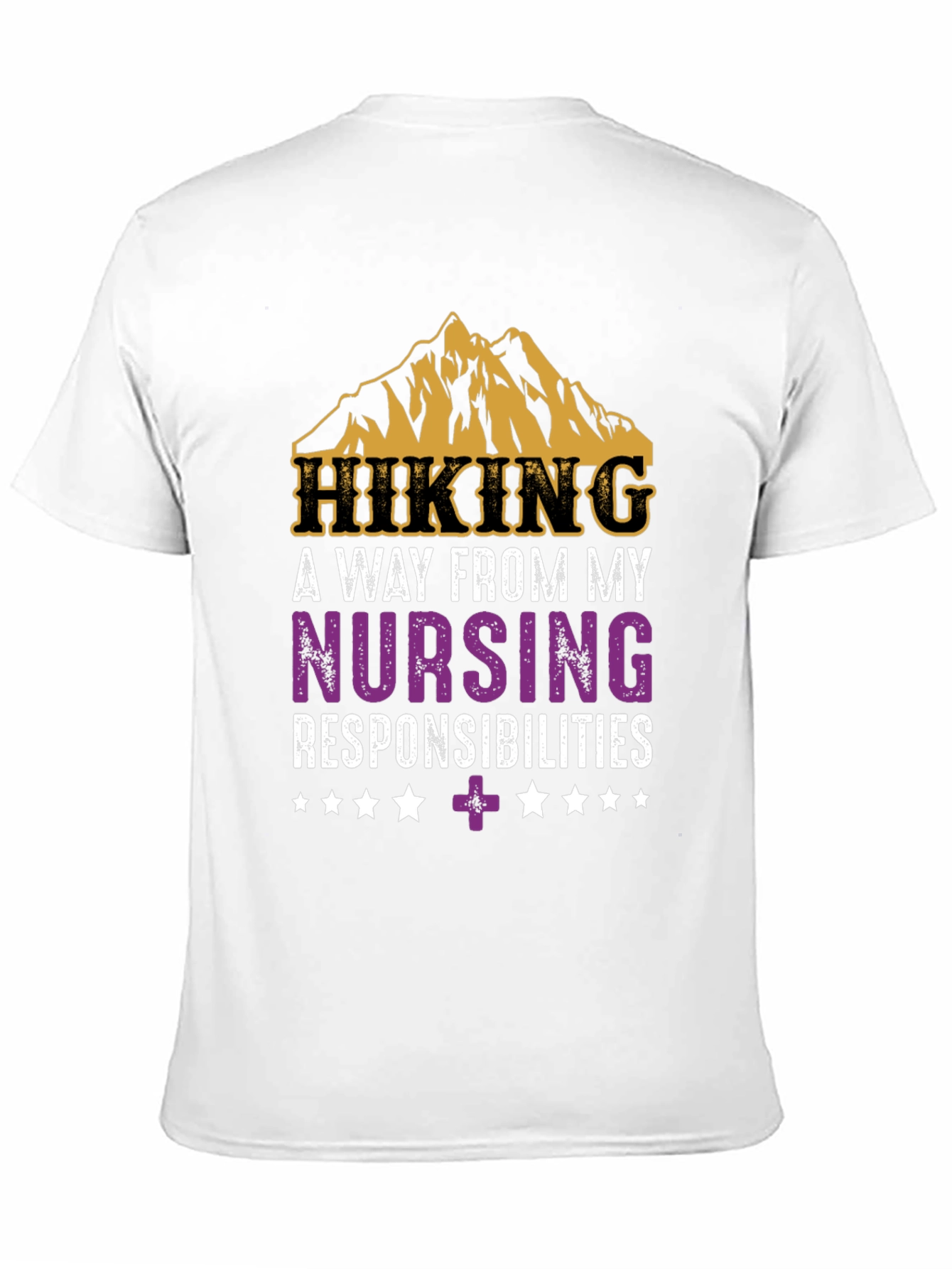Hiking Nurse T-Shirt - Mountain Adventure Tee