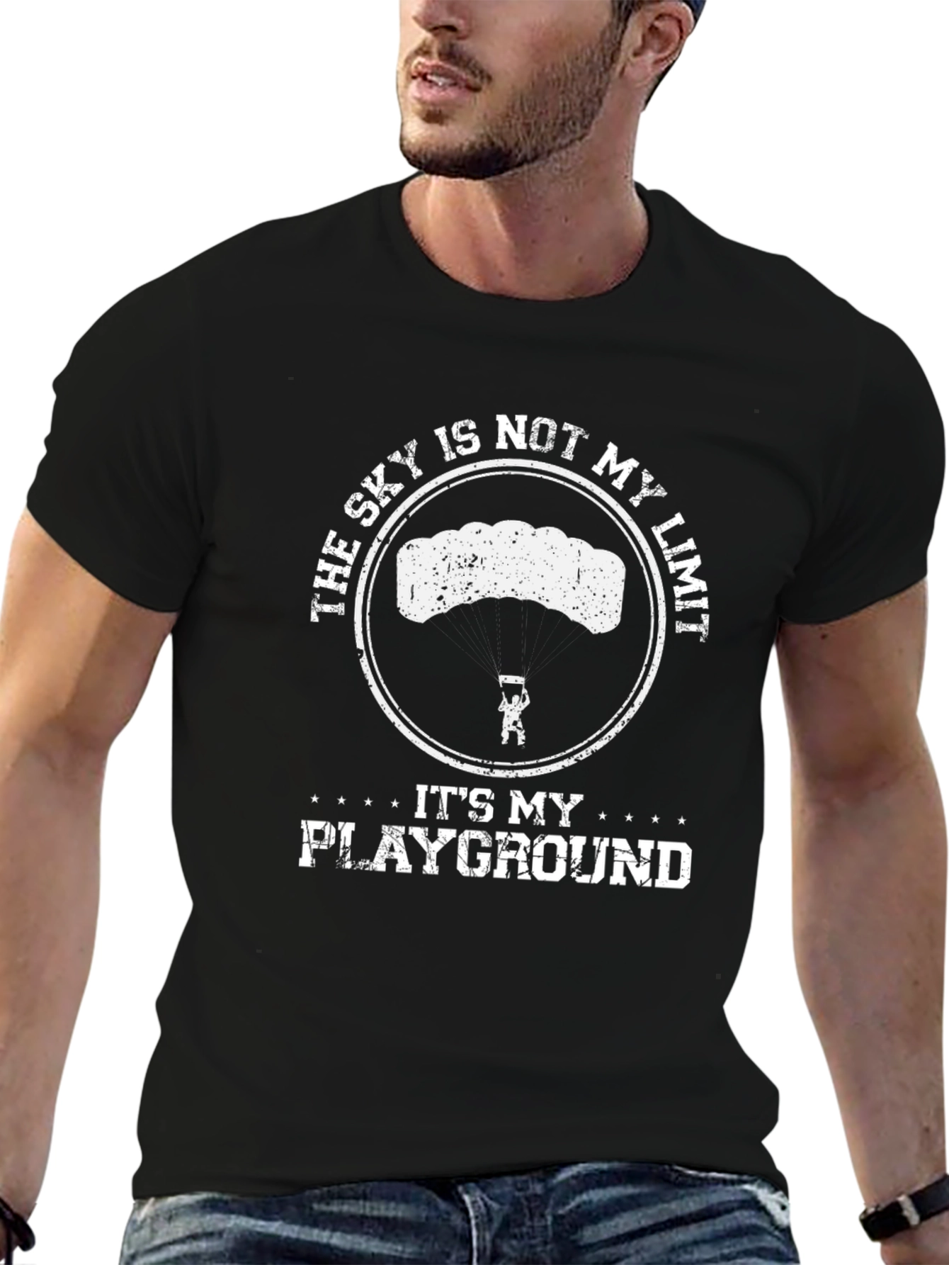 Skydiving T-Shirt: The Sky Is Not My Limit