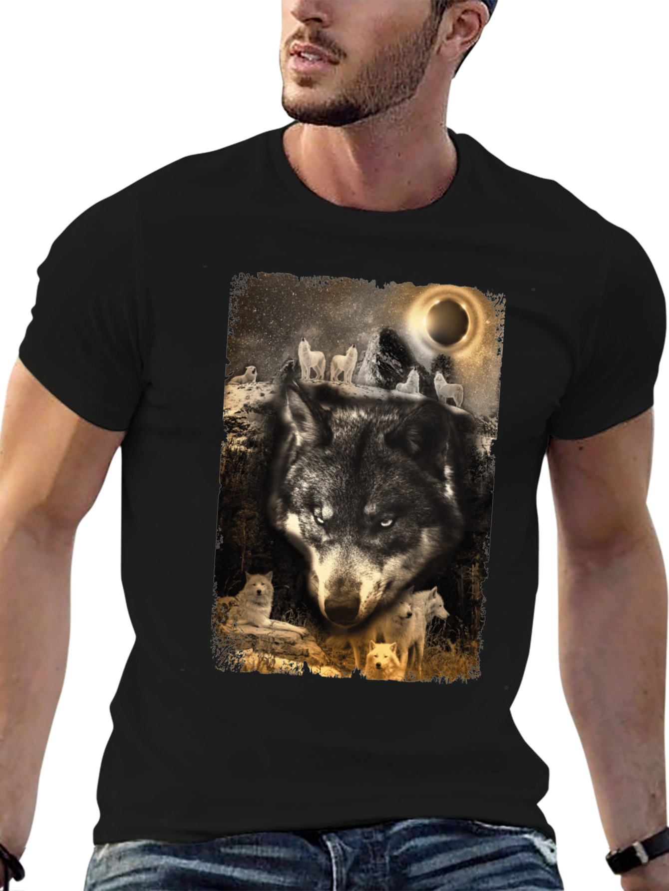 Wolf Pack Graphic Tee - Eclipse Design