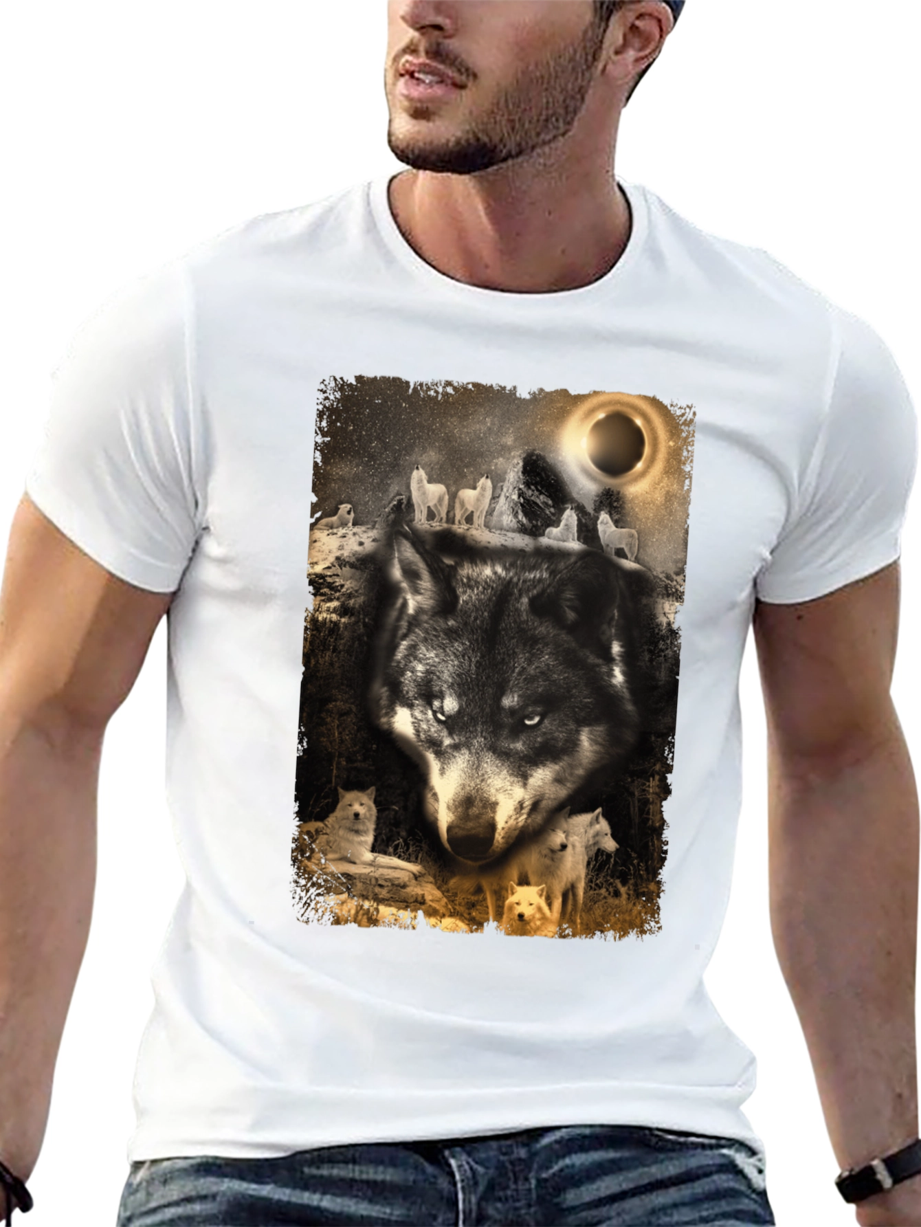 Wolf Pack Graphic Tee - Eclipse Design