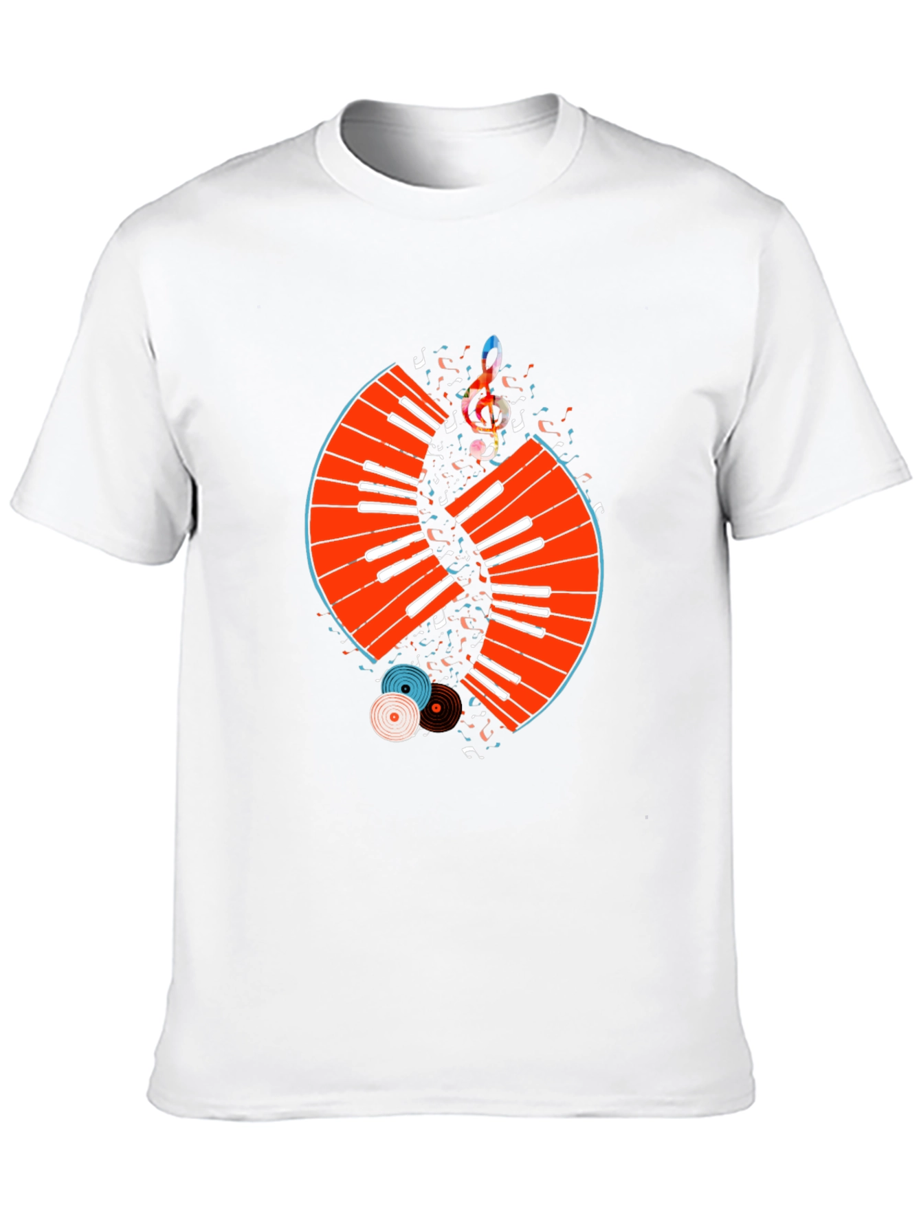 Musical Keyboard Graphic Tee
