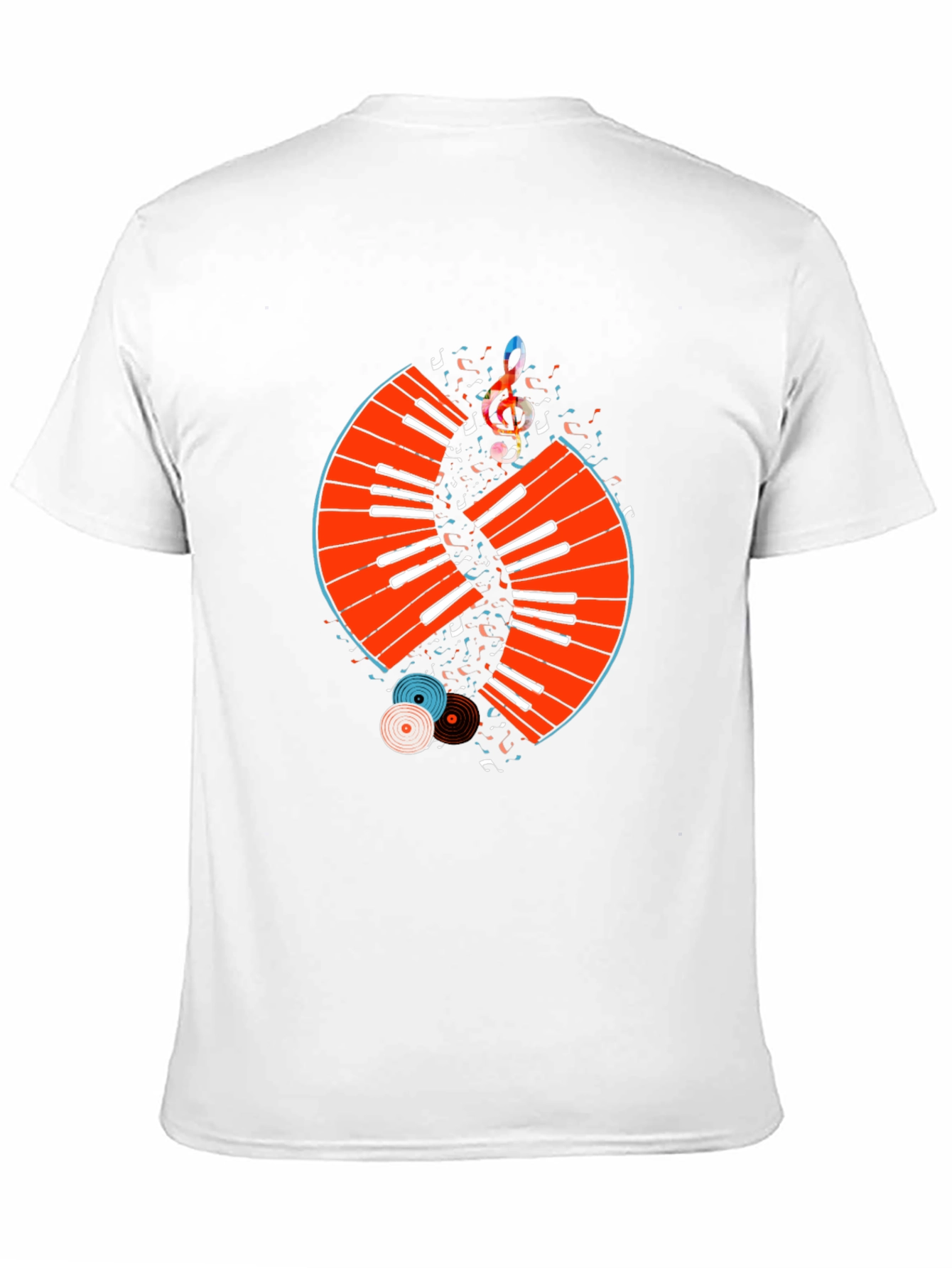 Musical Keyboard Graphic Tee
