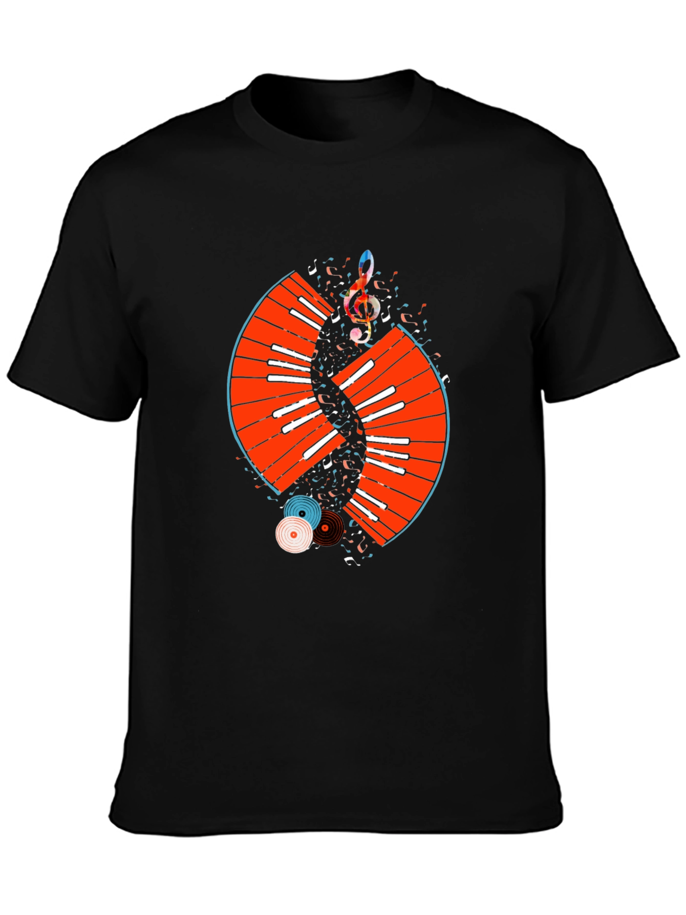 Musical Keyboard Graphic Tee