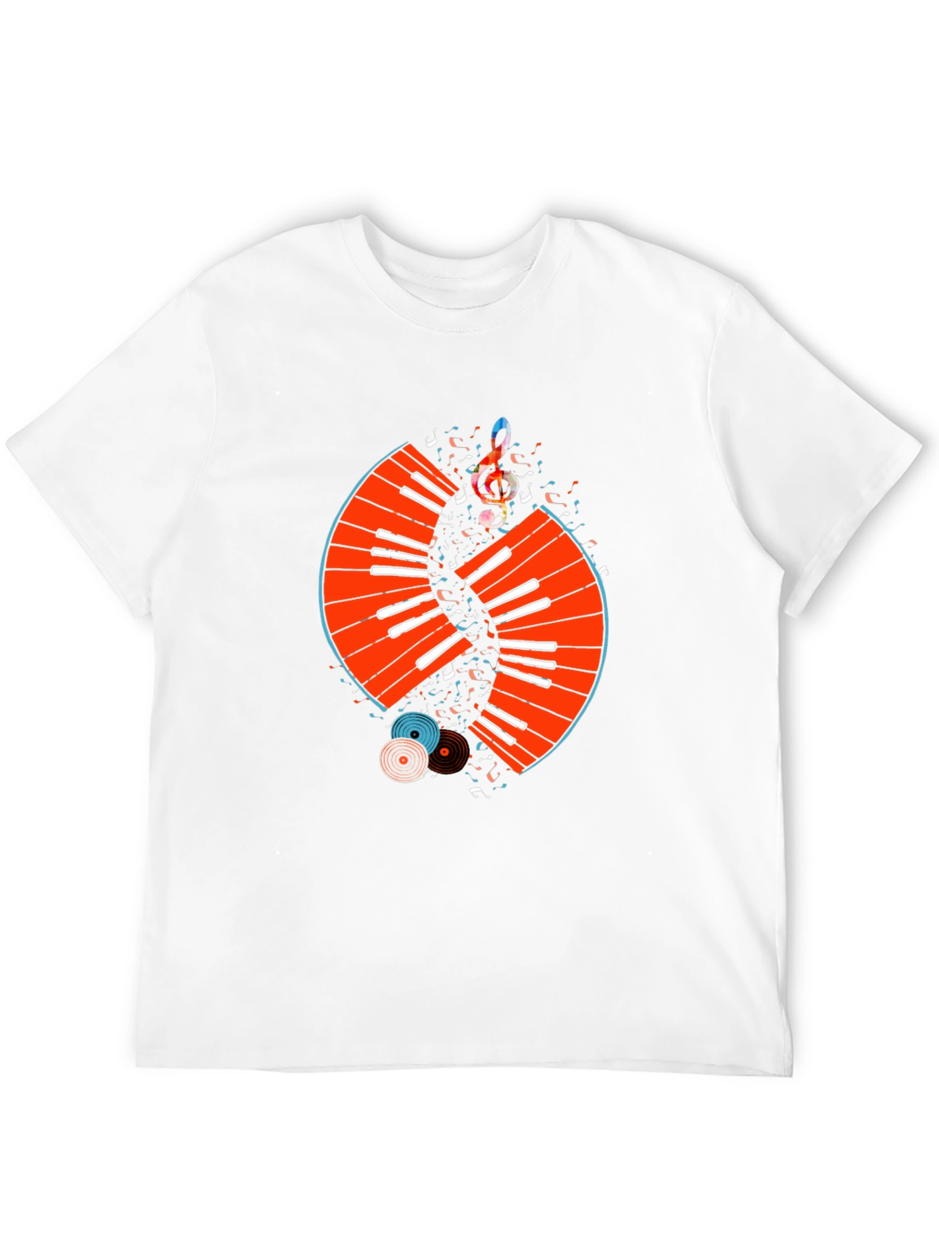 Musical Keyboard Graphic Tee