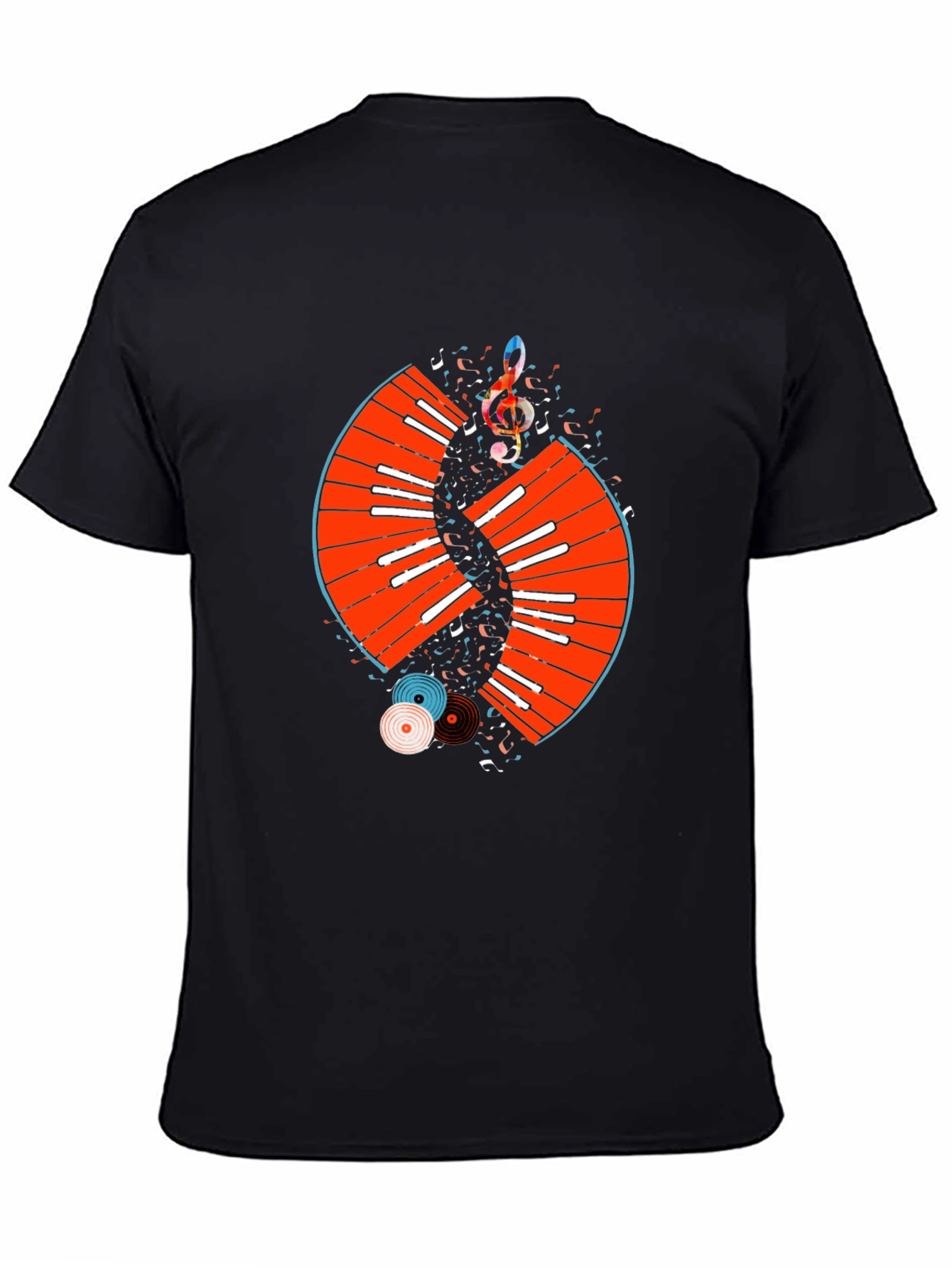 Musical Keyboard Graphic Tee