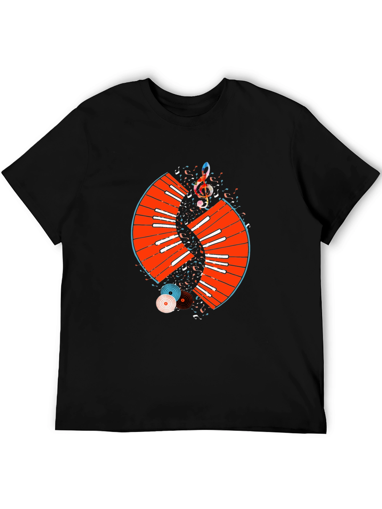 Musical Keyboard Graphic Tee