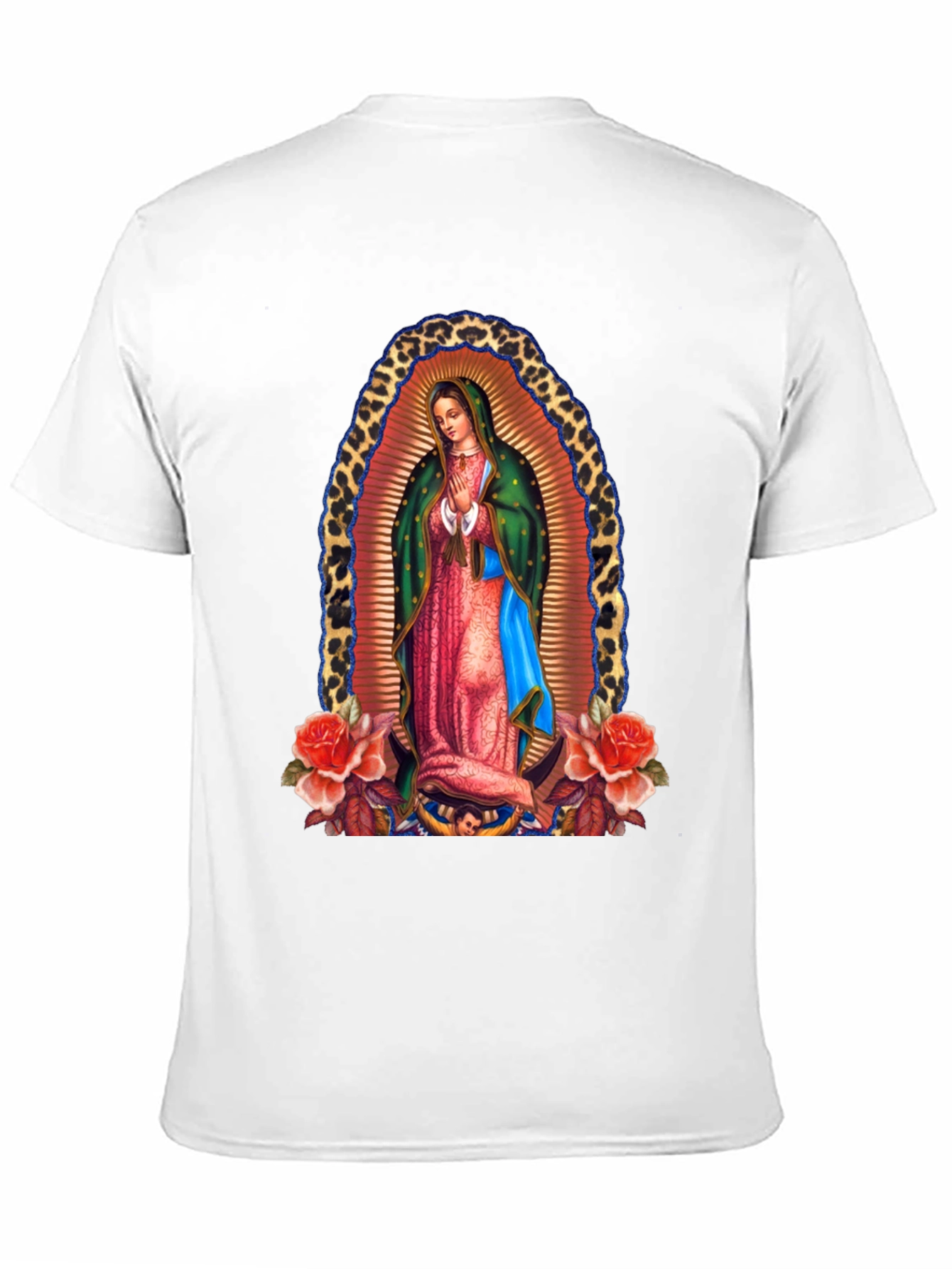 Virgin Mary Guadalupe Graphic Tee - Black