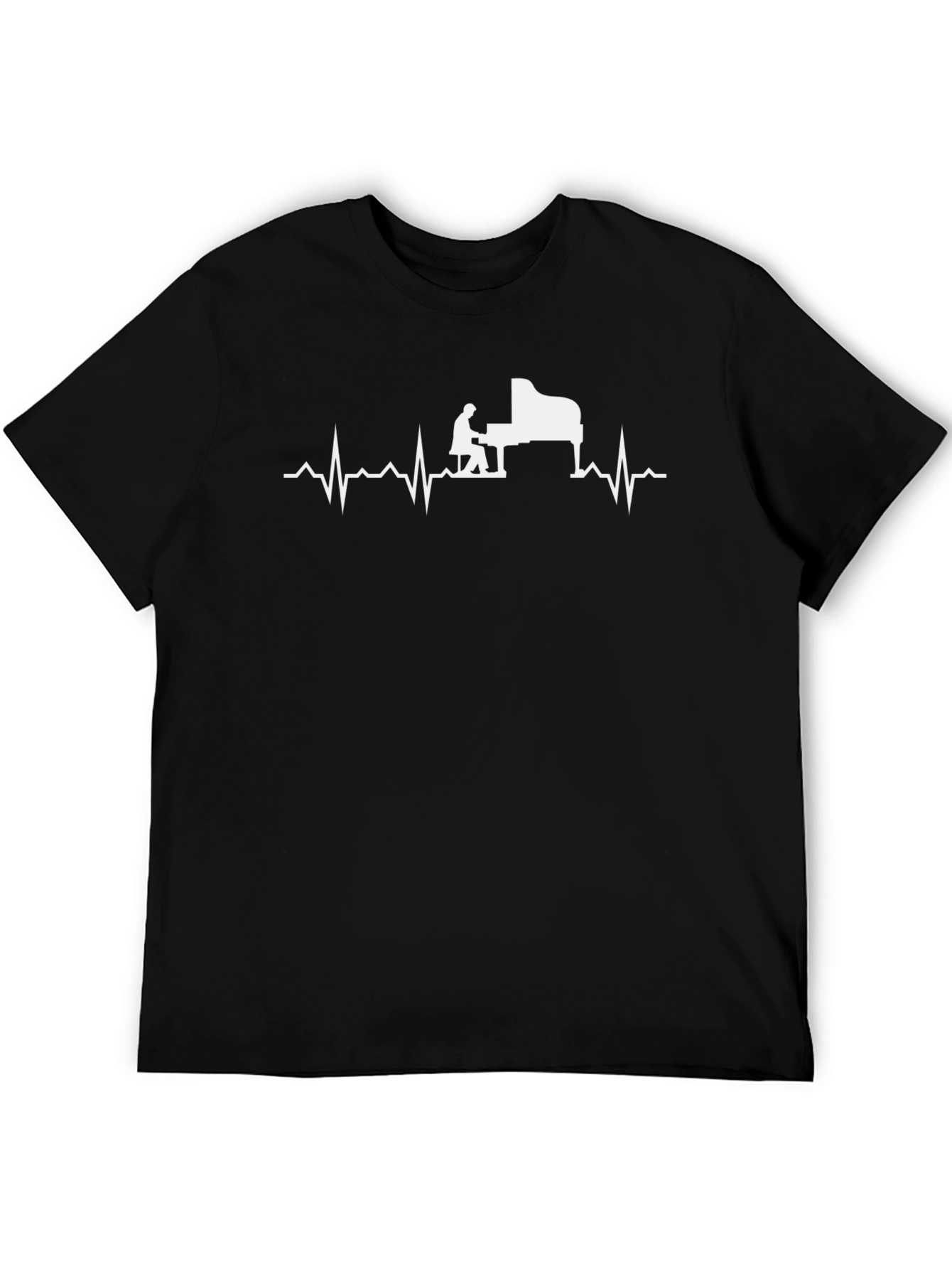 Piano Heartbeat T-Shirt - Musician Tee