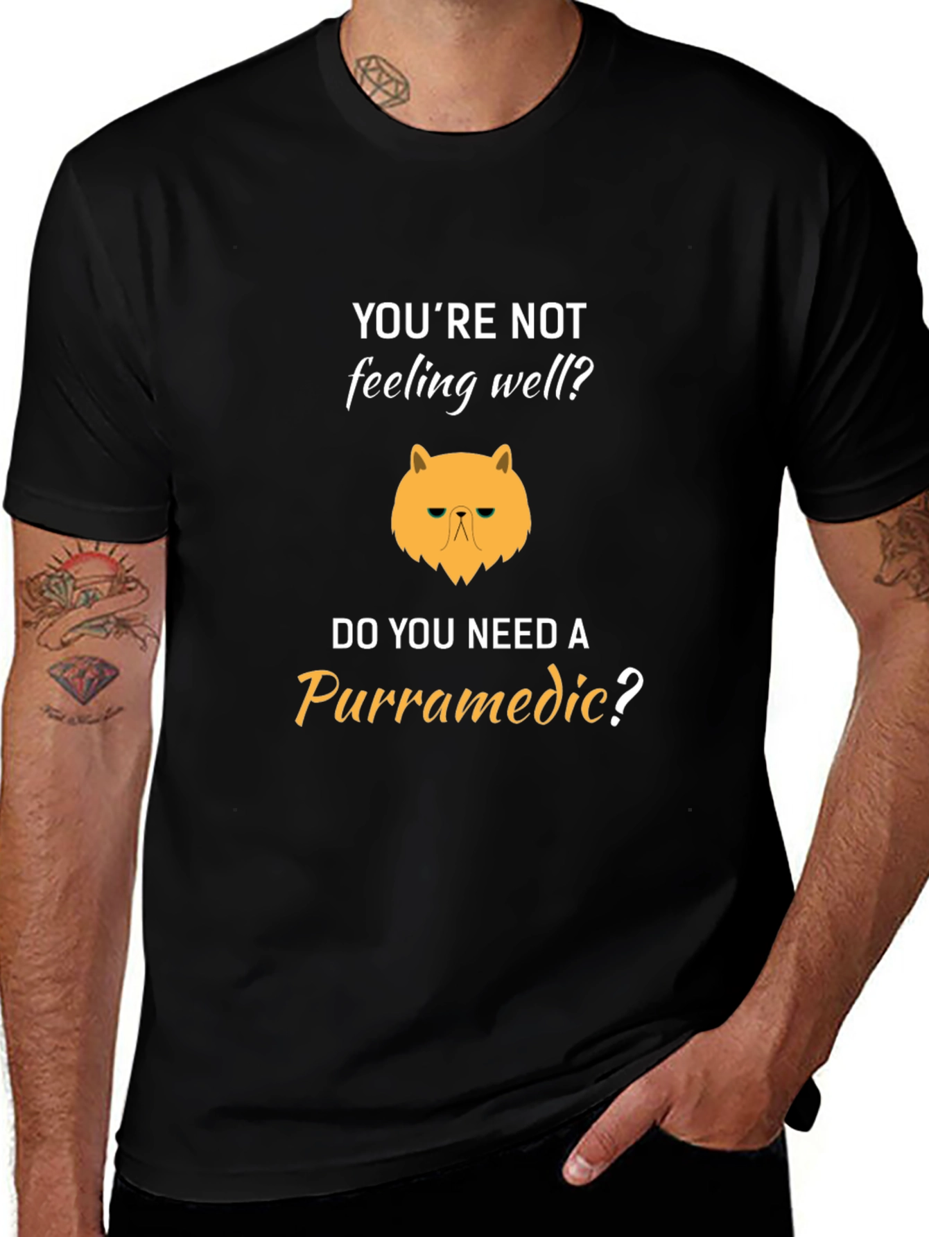 Purramedic T-Shirt - Funny Cat Lover Tee