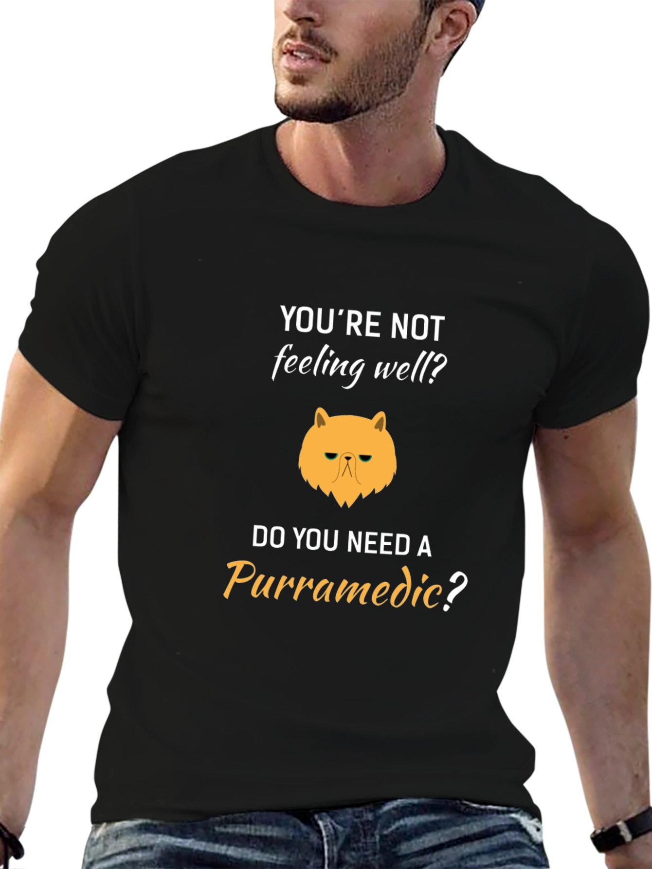 Purramedic T-Shirt - Funny Cat Lover Tee