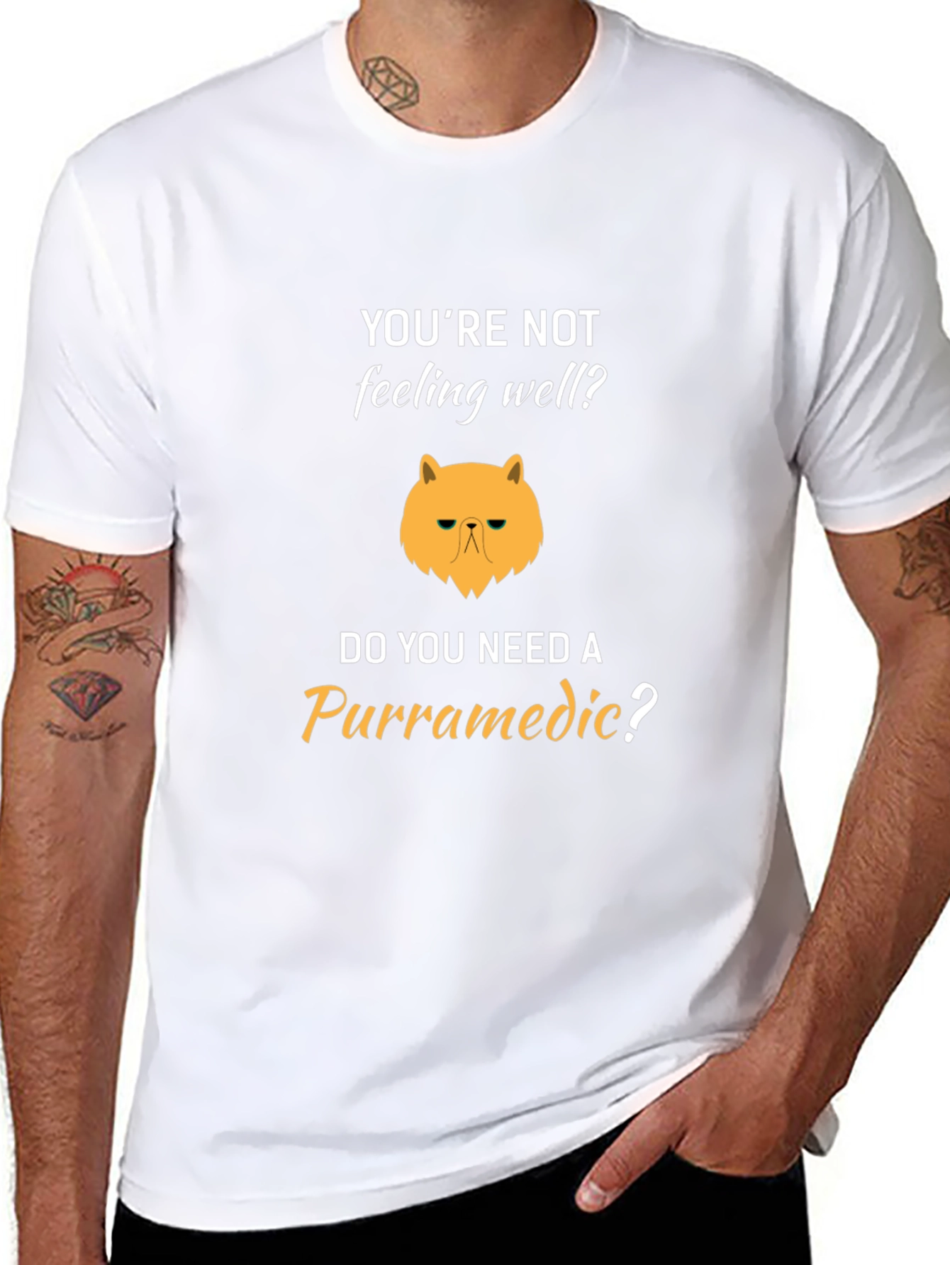 Purramedic T-Shirt - Funny Cat Lover Tee