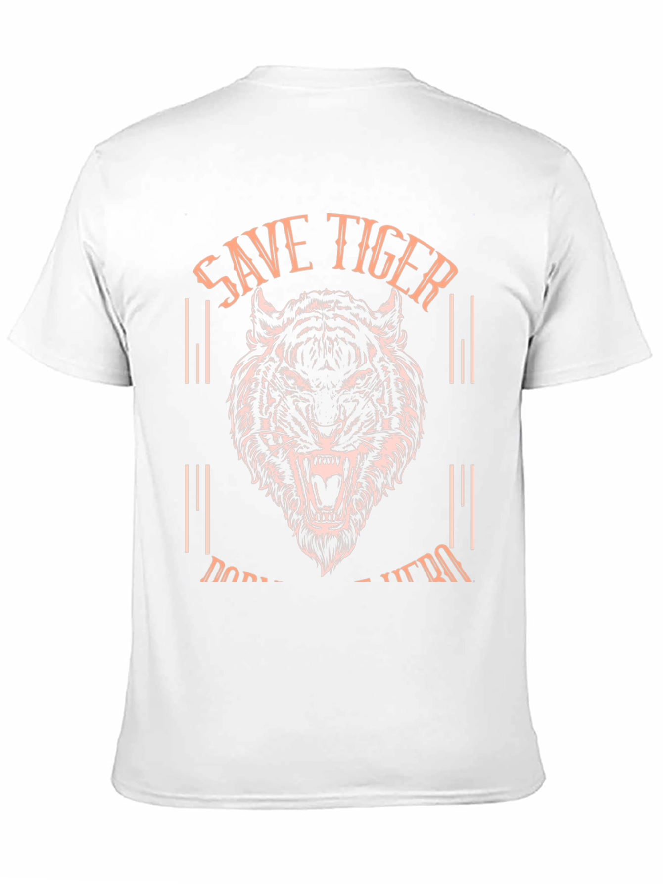 Save Tiger Black Graphic Tee